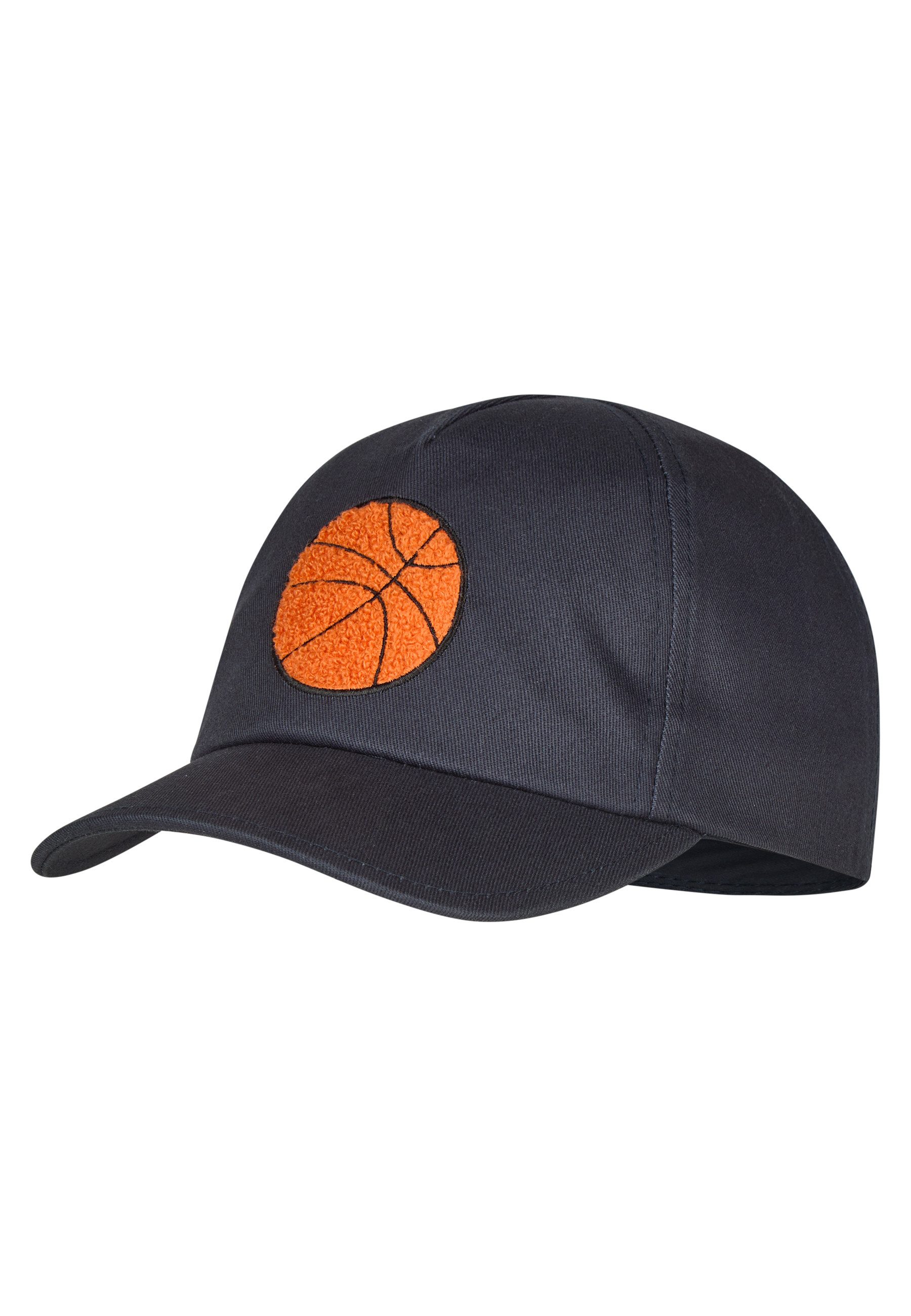 Sterntaler® Baseball Cap Basecap Basketball (1-St) Basecap aus Canvas mit Basketball-Stickerei und Metallschließe