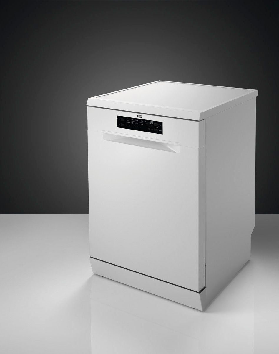 AEG Standgeschirrspüler Serie 6000 FFB6491AZW, 14 Maßgedecke, SatelliteClean - bessere Sprühreichweite – Bild 4 von 5