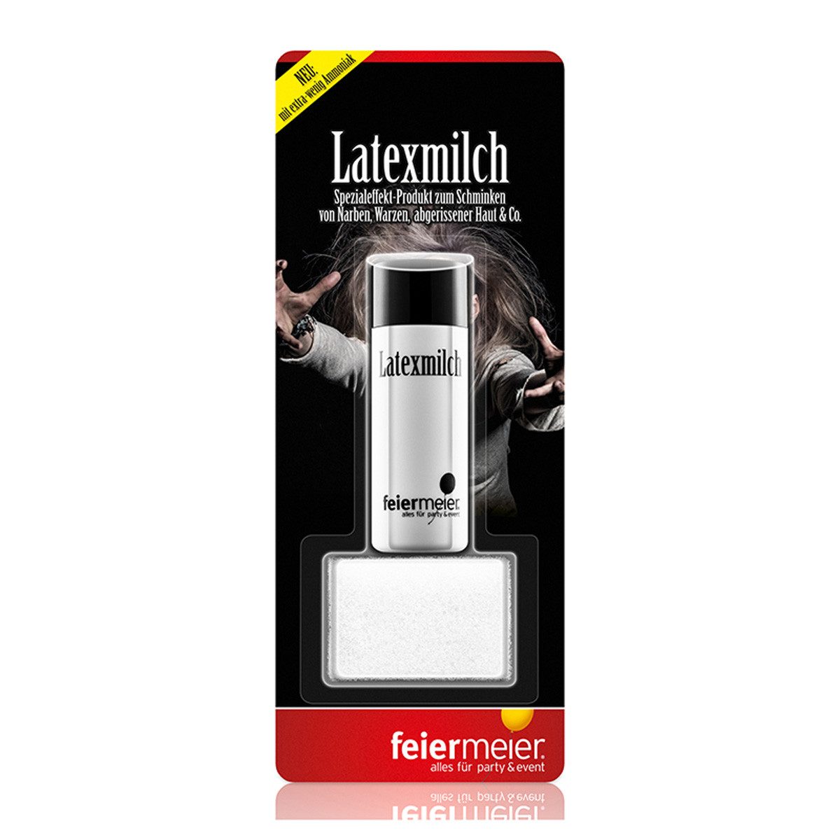 feiermeier Theaterschminke Latexmilch 28,3ml weiß FM