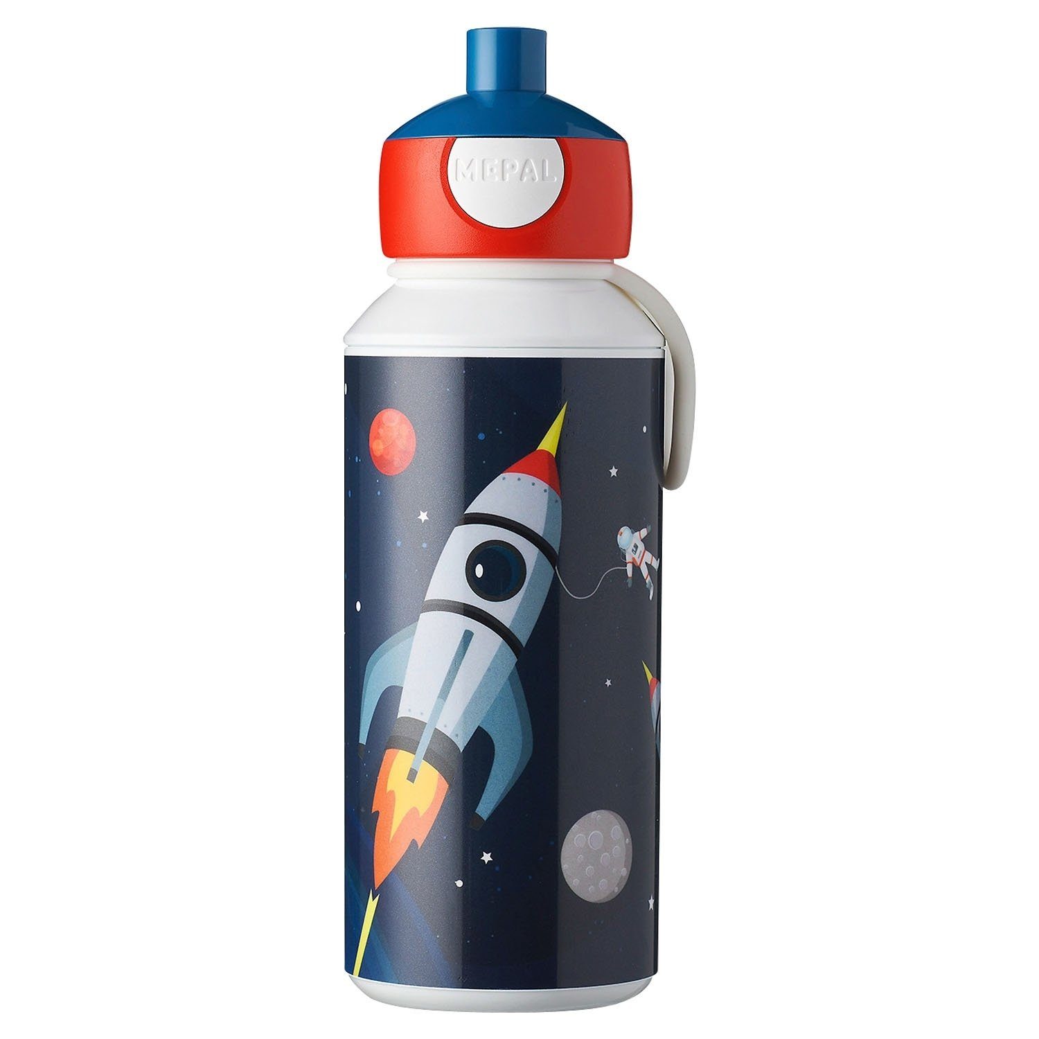 Trinkflasche Trinkflasche CAMPUS, Blau, Weiß, Rot, Ø 6,5 cm