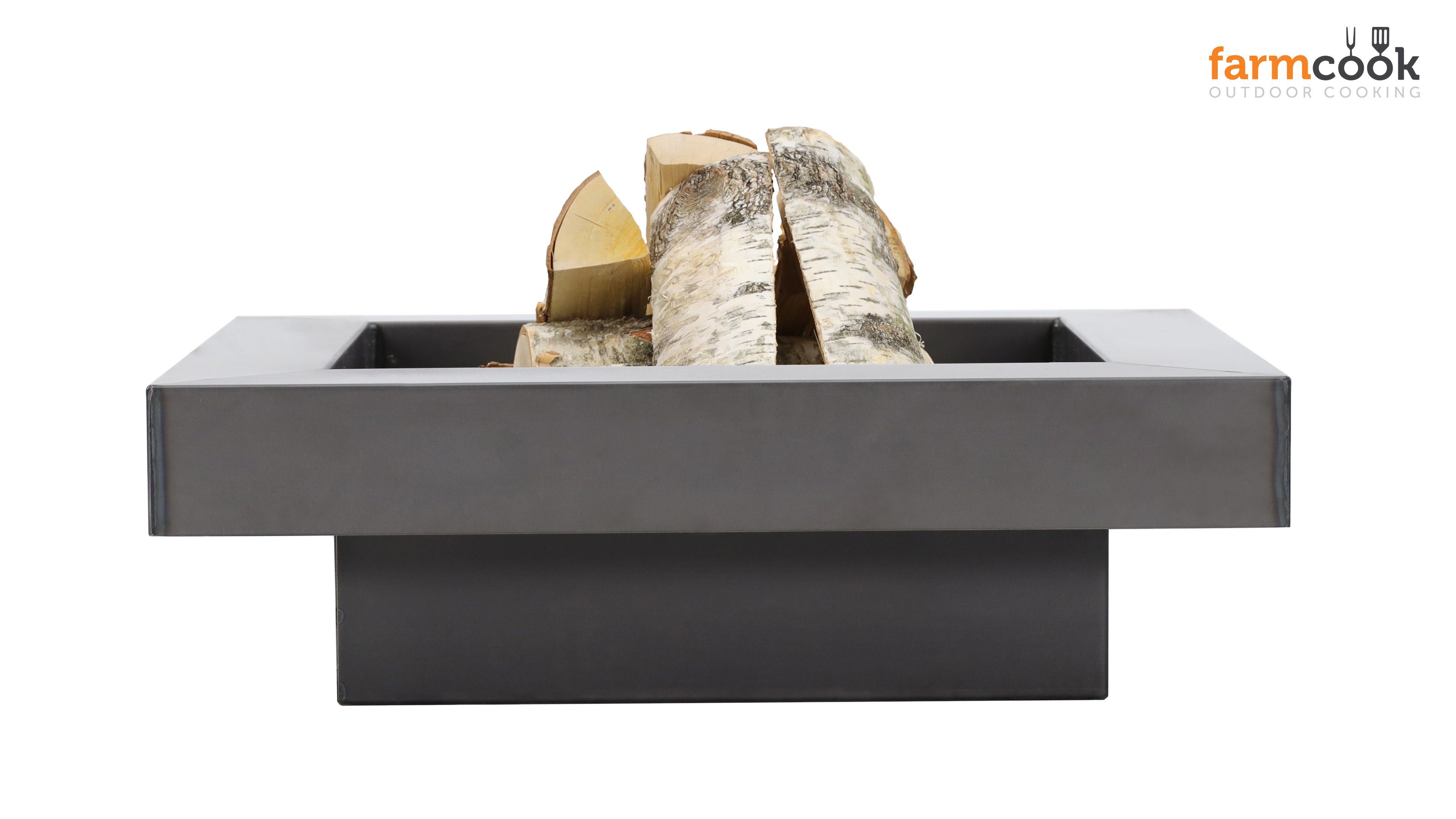 Farmcook Feuerschale Feuerstelle Feuerschale Pan 5 70 cm x 70 cm, (1 Stück), Ideal geeignet als Lagerfeuer oder Eiskübel