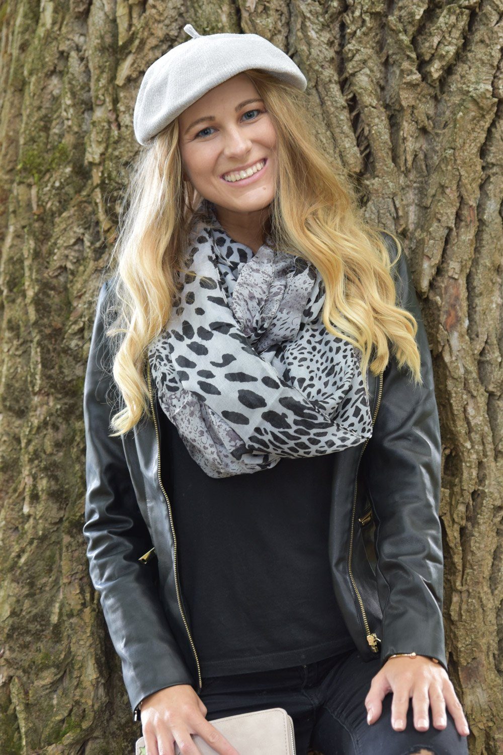 styleBREAKER Loop Loop mit Leoparden Print, günstig online kaufen