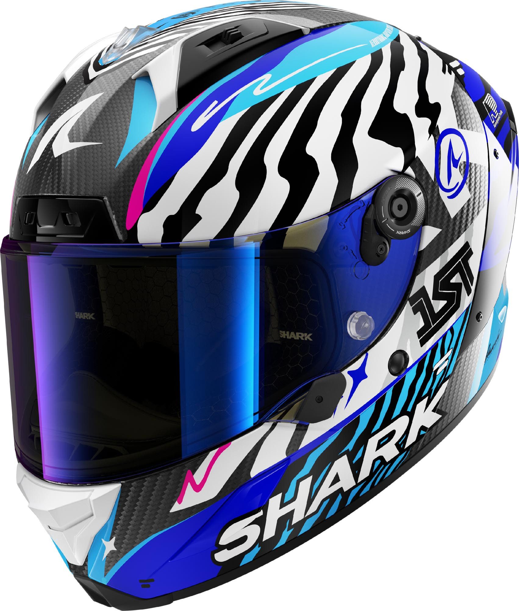 Shark Motorradhelm Aeron Speed Fancy Carbon Helm, Antifog Beschichtet,vorbereitet Für Kommunikationssystem,notfalls