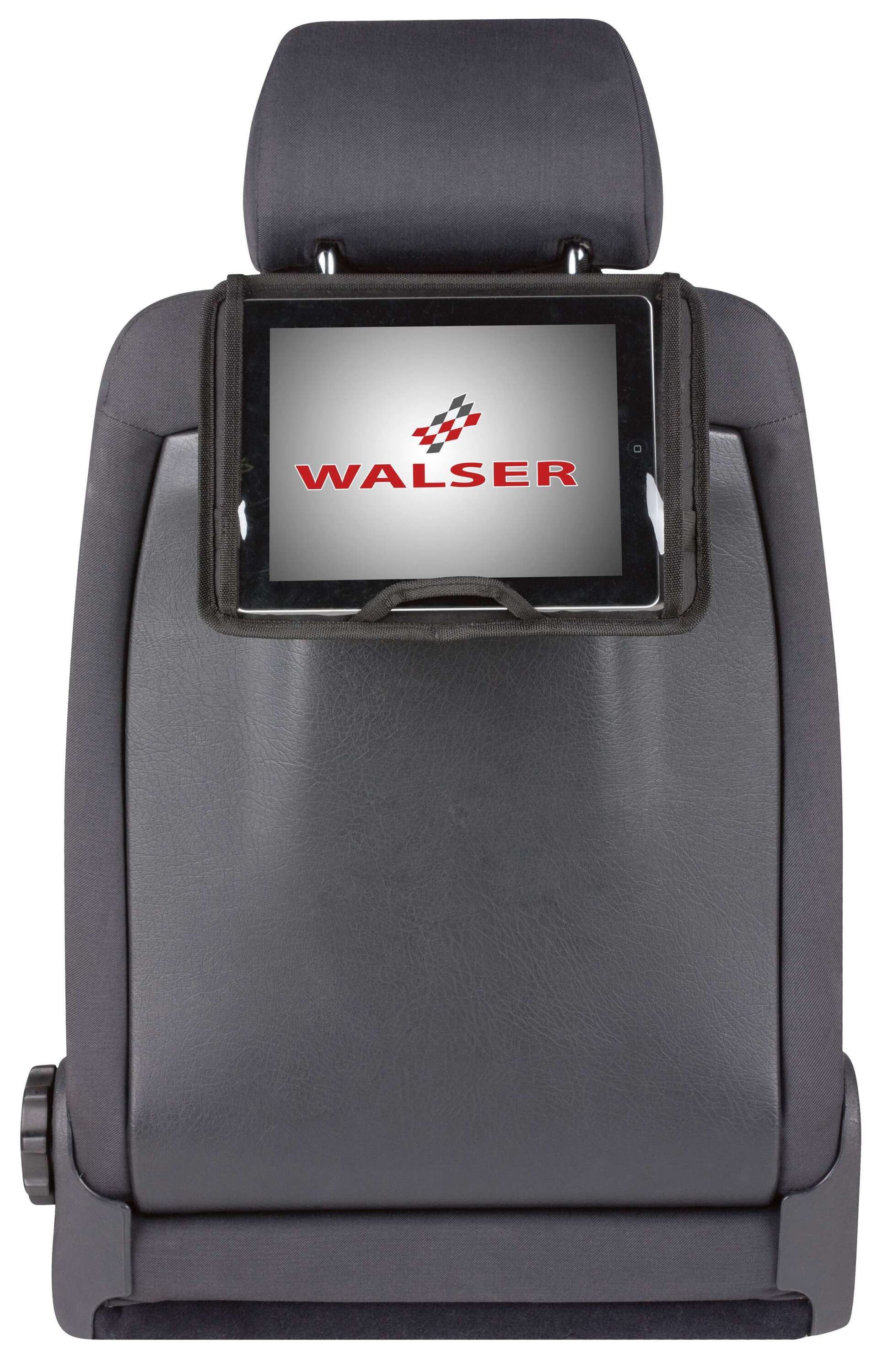 WALSER Auto-Rückenlehnenschutz KopfstüzenTablet-Halter, 1 Stück, 1-tlg.