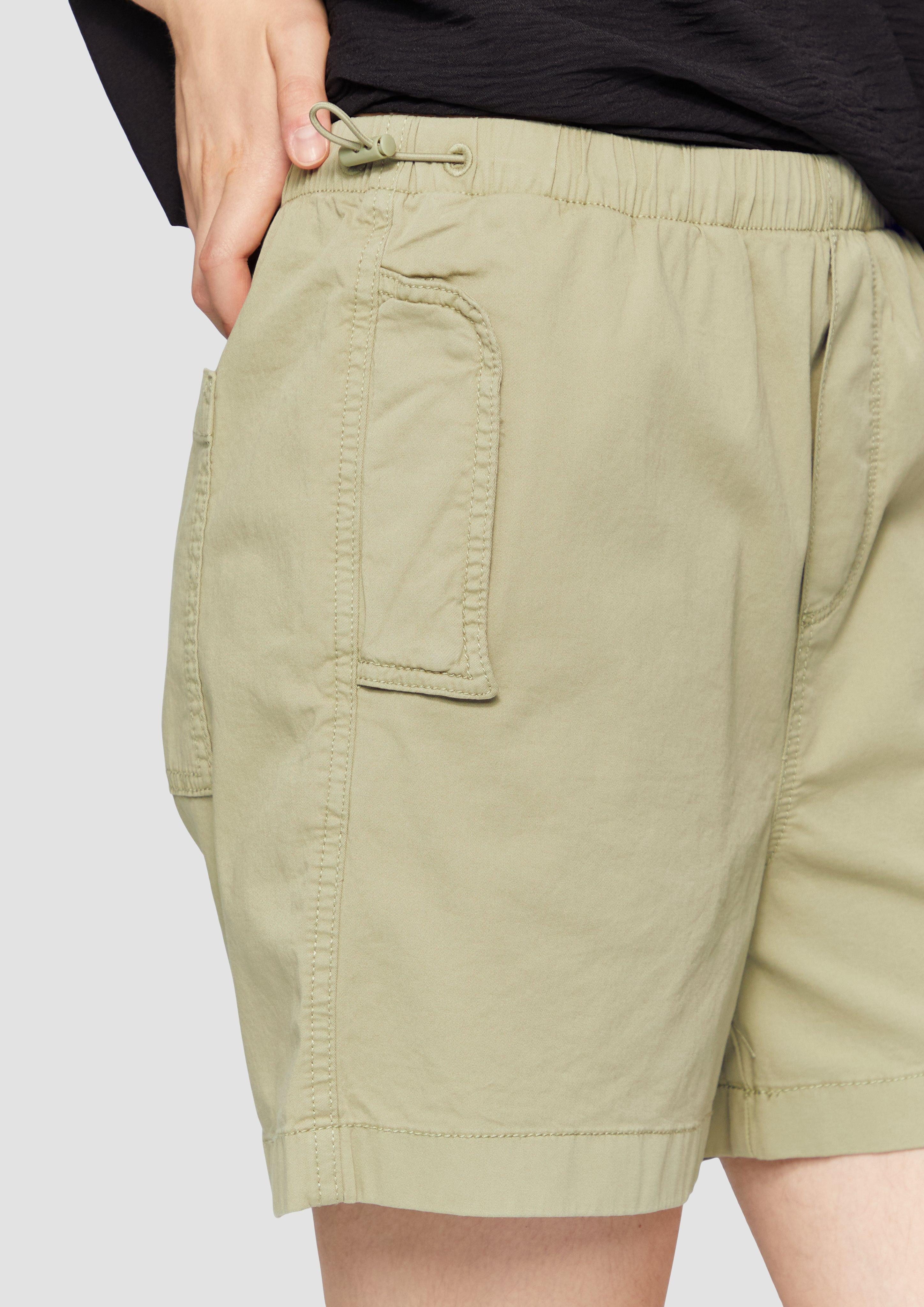 QS Shorts Lässige Shorts aus Baumwolltwill günstig online kaufen