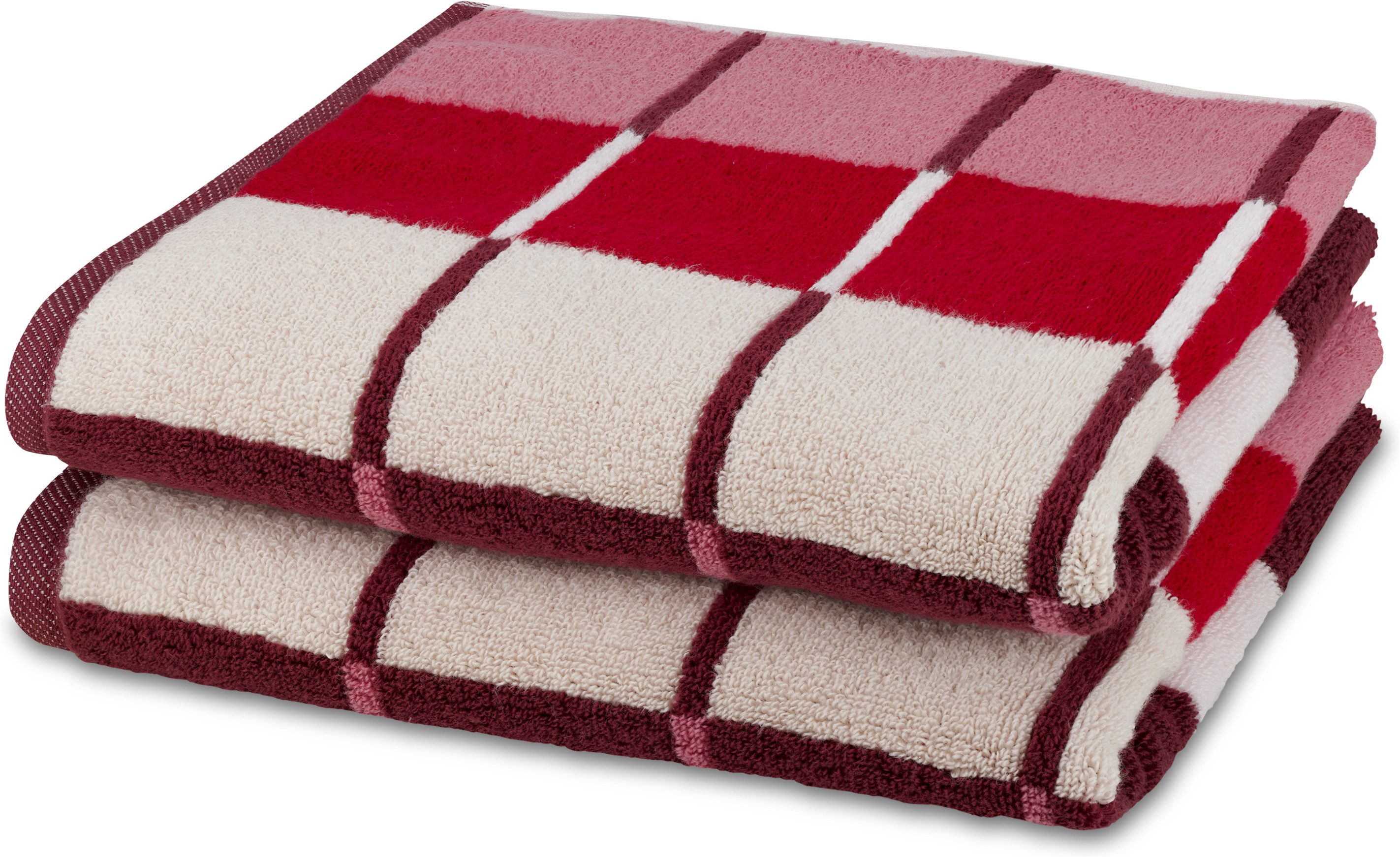 ROSS Handtücher Three Stars 9042, Frottier (Packung, 2-St), 100% Baumwolle, made in Germany