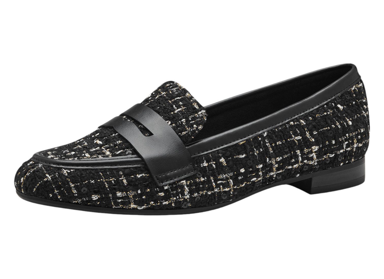 Marco Tozzi Damen Slipper 2-24238-43-098 black combi Slipper
