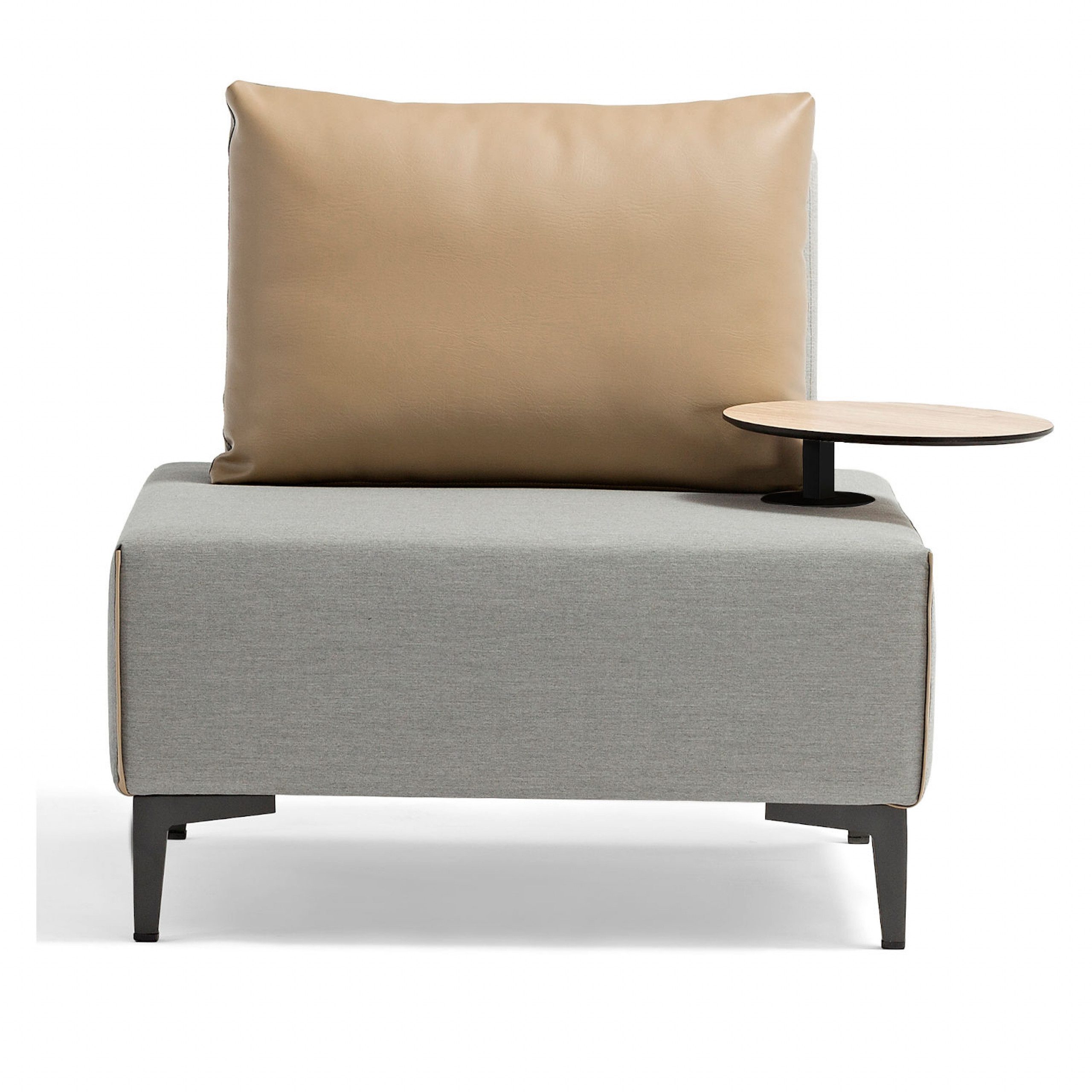 Inko Gartenlounge-Sessel Inko Multifunktions-Sessel Lavacca light grey/caramell Loungesessel