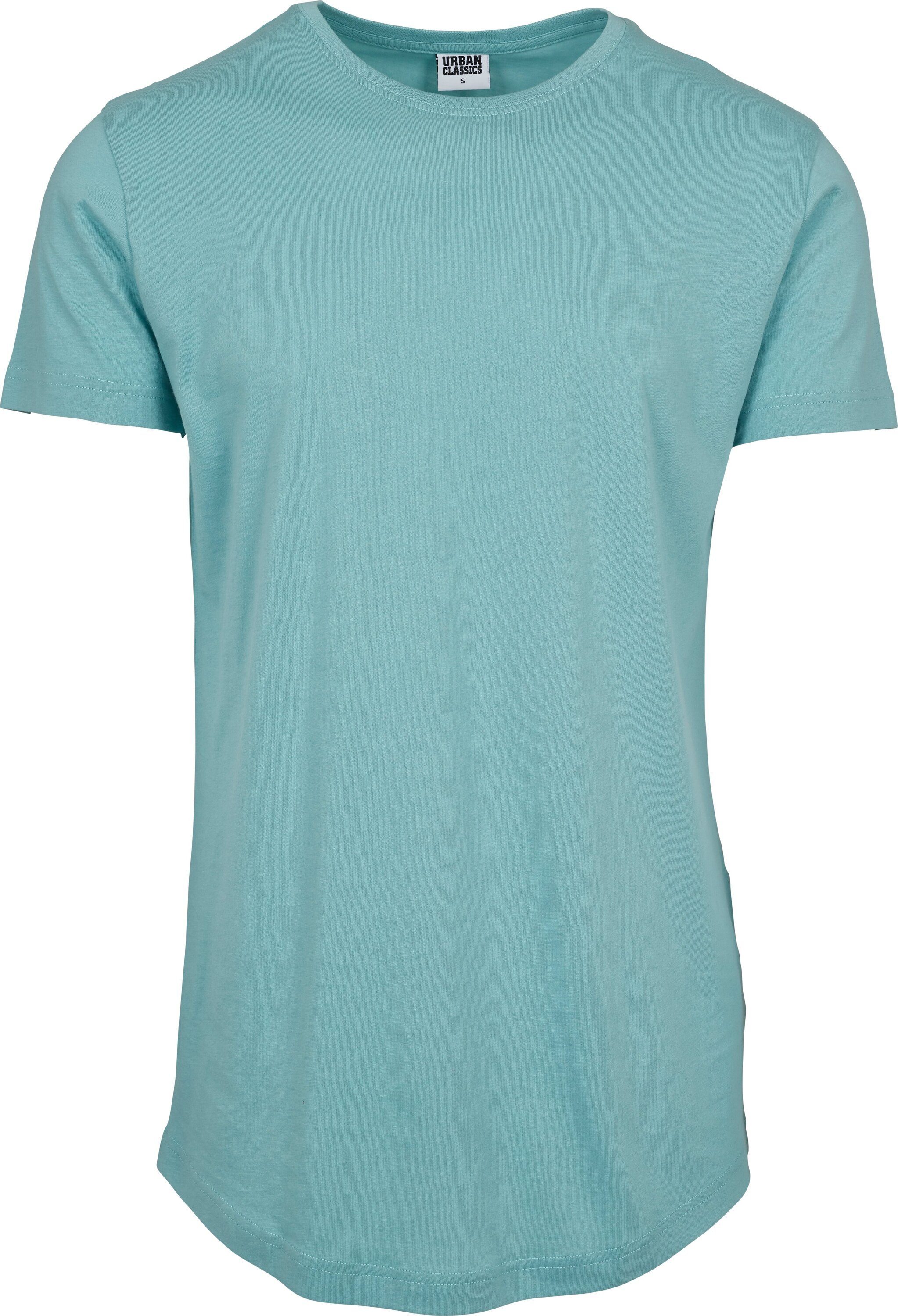 CLASSICS Kurzarmshirt Shaped Long URBAN Herren Tee (1-tlg) bluemint