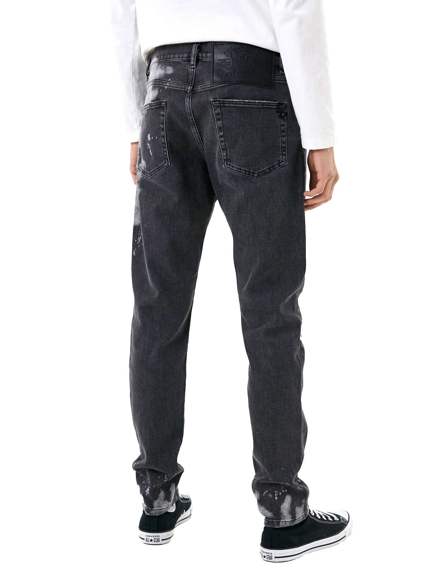 - Hose Farbflecken D-Strukt 009RE Slim-fit-Jeans Handbemalte Diesel - Stretch
