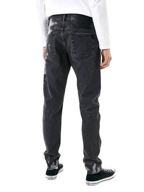 Diesel Slim-fit-Jeans Stretch Hose - Handbemalte Farbflecken - D-Strukt 009RE