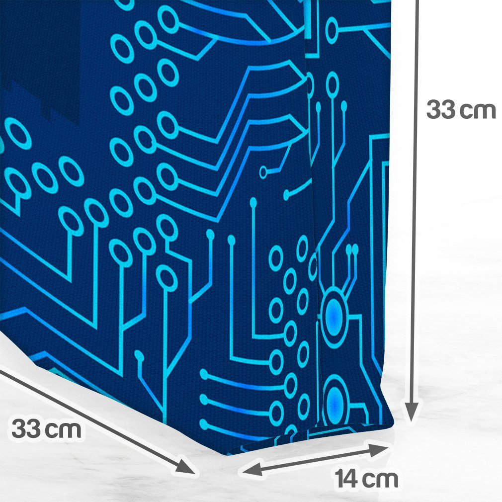 bauteil VOID Prozessor Chip Mikro techni (1-tlg), Blau technologie Platine Computer Henkeltasche