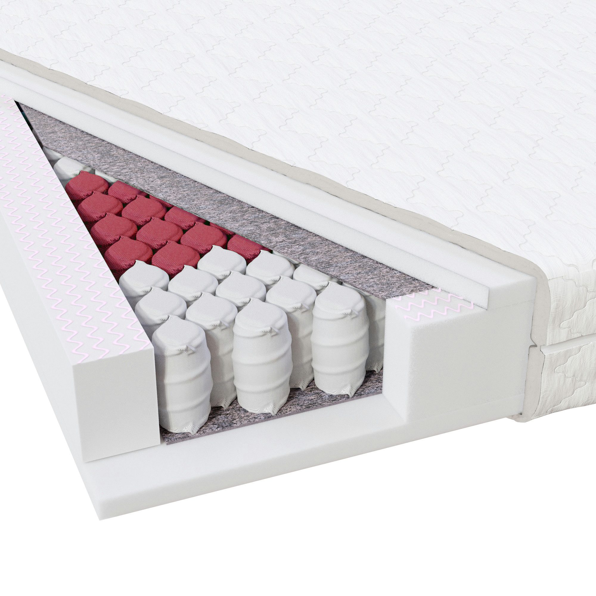 Taschenfederkernmatratze MEDIC PLUS, MSS e.K., 21 cm hoch, Tonnentaschenfed günstig online kaufen