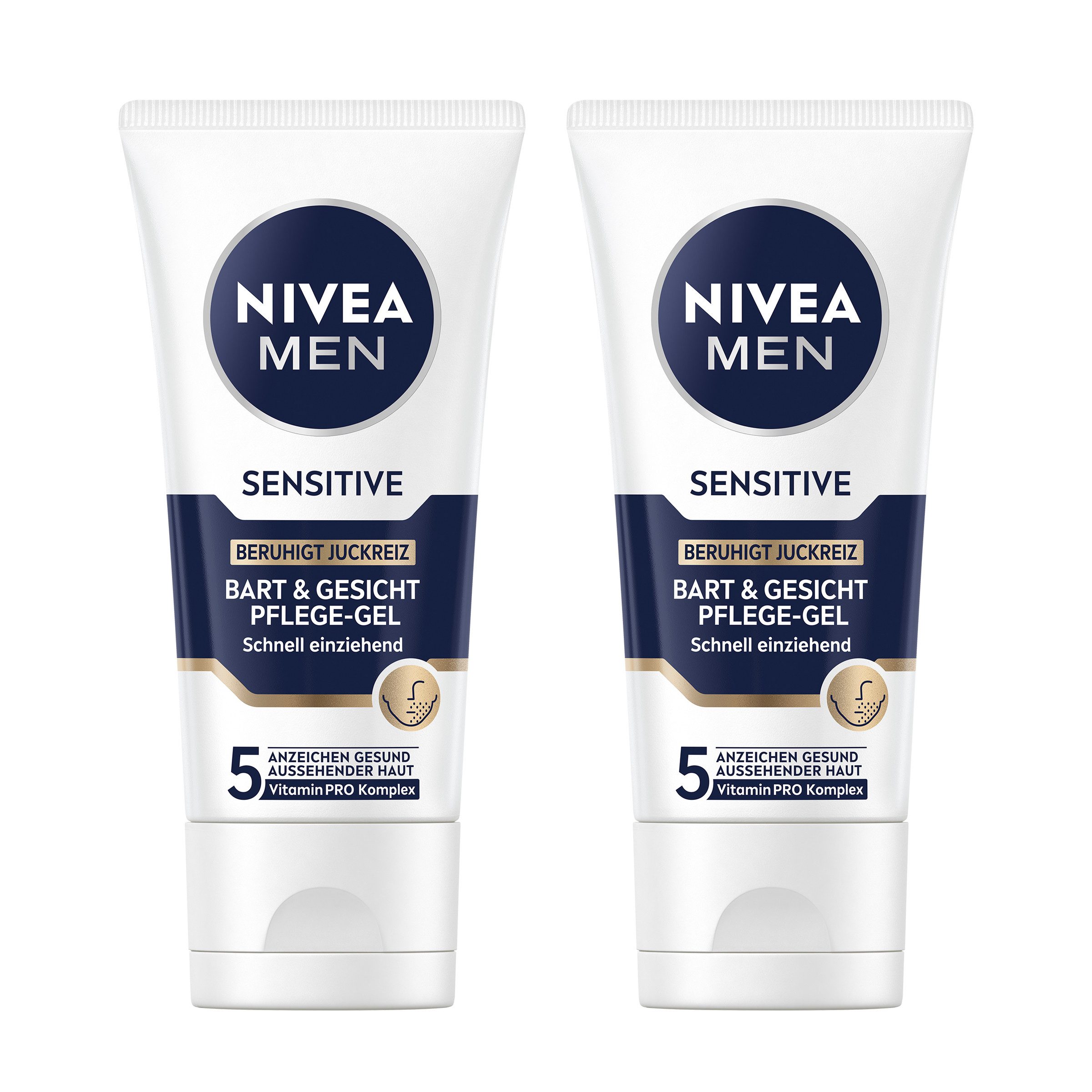 After Shave Lotion Bart & Gel Sensitive 24h Feuchtigkeit lindernd 2 x 50ml