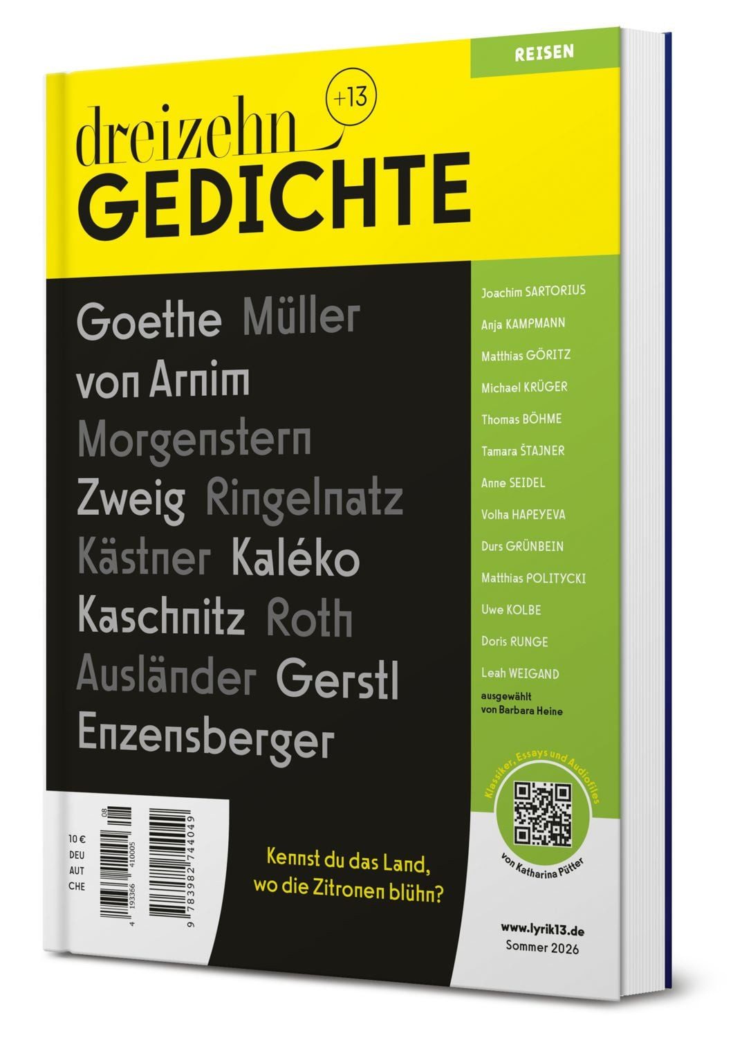 dreizehn +13 Gedichte / Oliver Wurm, Katharina Pütter, Barbara Heine