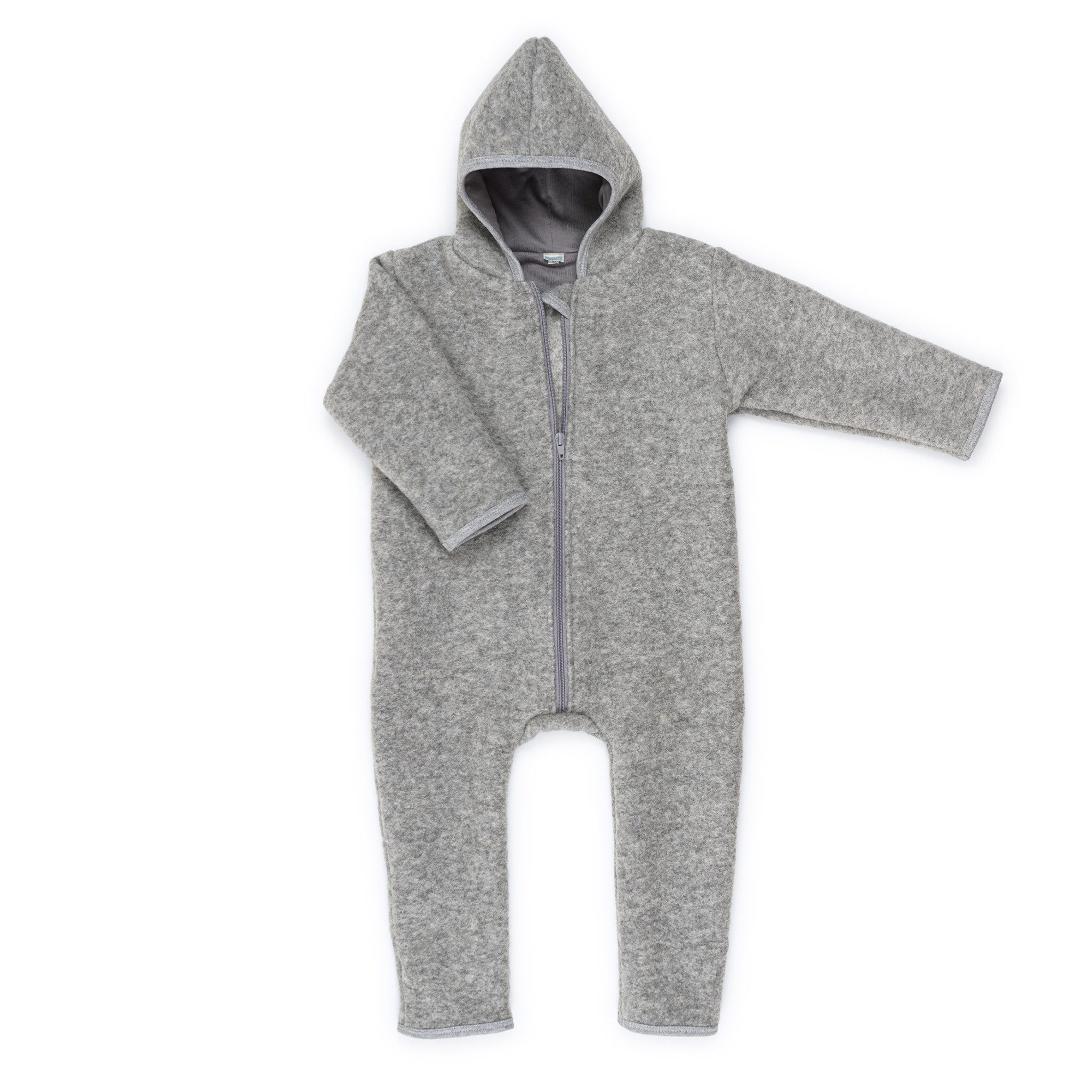 Liebes von priebes Schlafoverall Wanda Wollwalk Overall mit Jersey