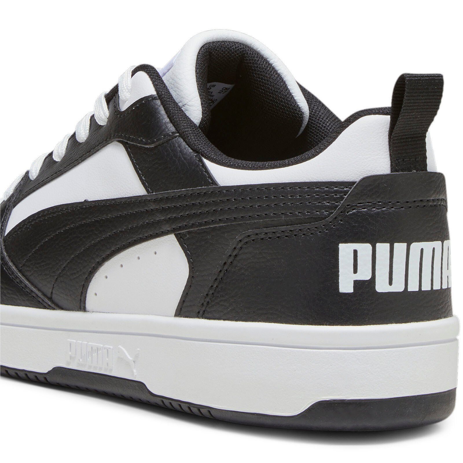 LOW White Sneaker V6 White-PUMA PUMA PUMA Black-PUMA REBOUND