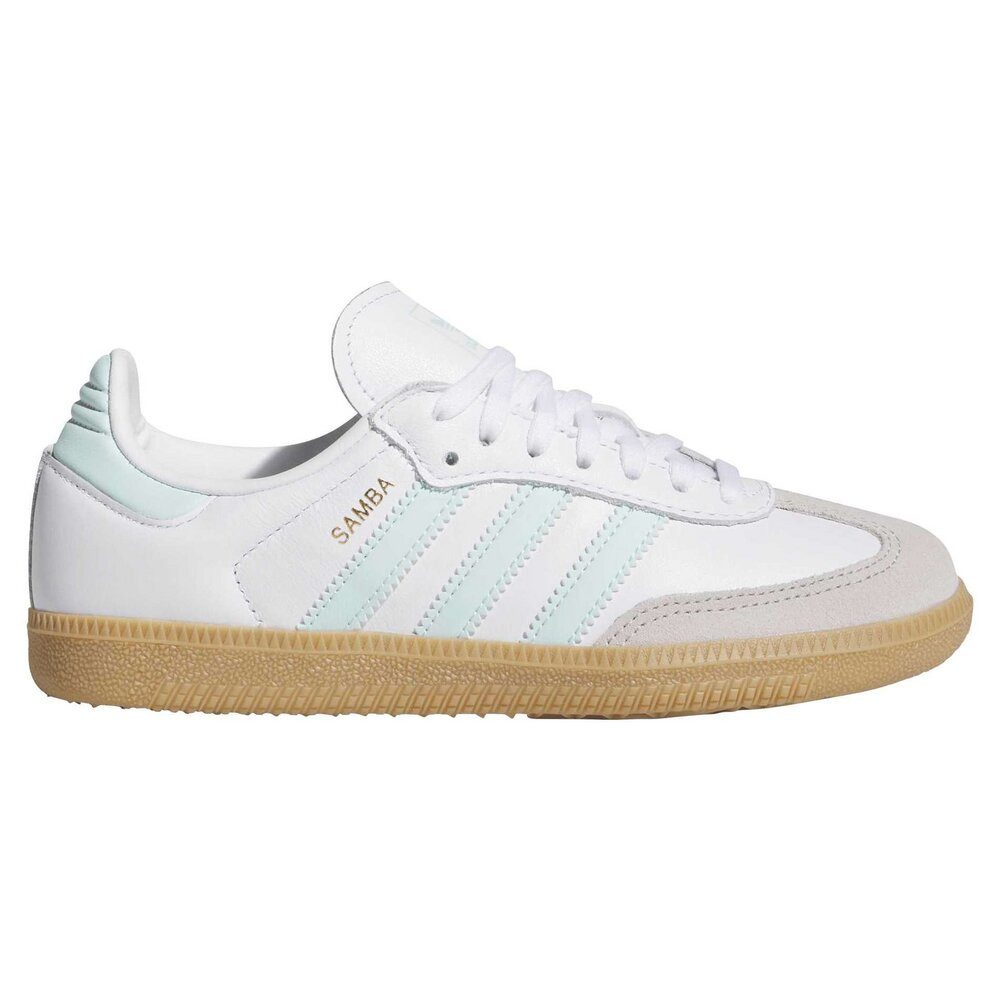 adidas Originals Adidas - SAMBA OG J - Weiß Schnürschuh