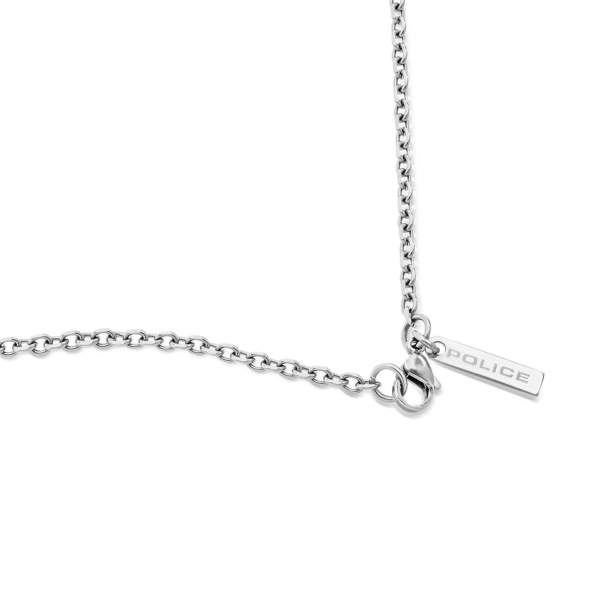 Police Kette mit Anhänger mit Kreuz Sch...