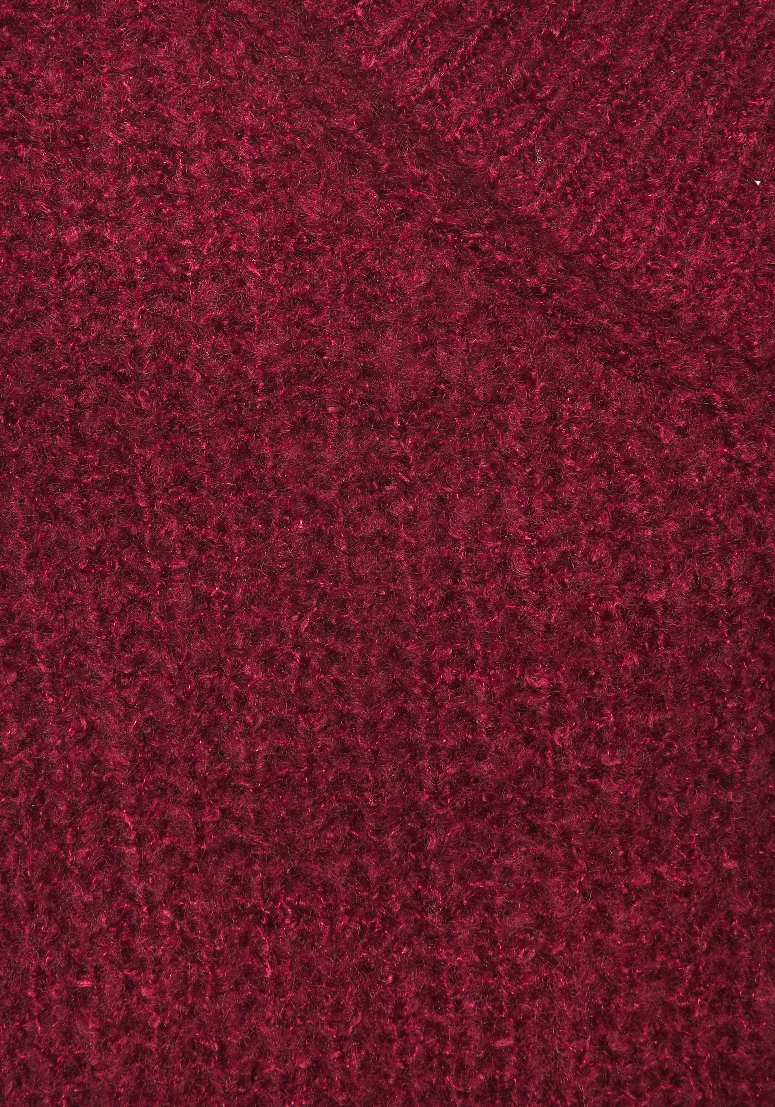 LASCANA Strickpullover in Melange-Optik, lockerer Damenpullover, Basic