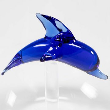 Winkee Glas Trinkglas mit Delphin - handgemacht mundgeblasen Delfin Glas, Glas, Handmade, Mundgeblasen, Unikat