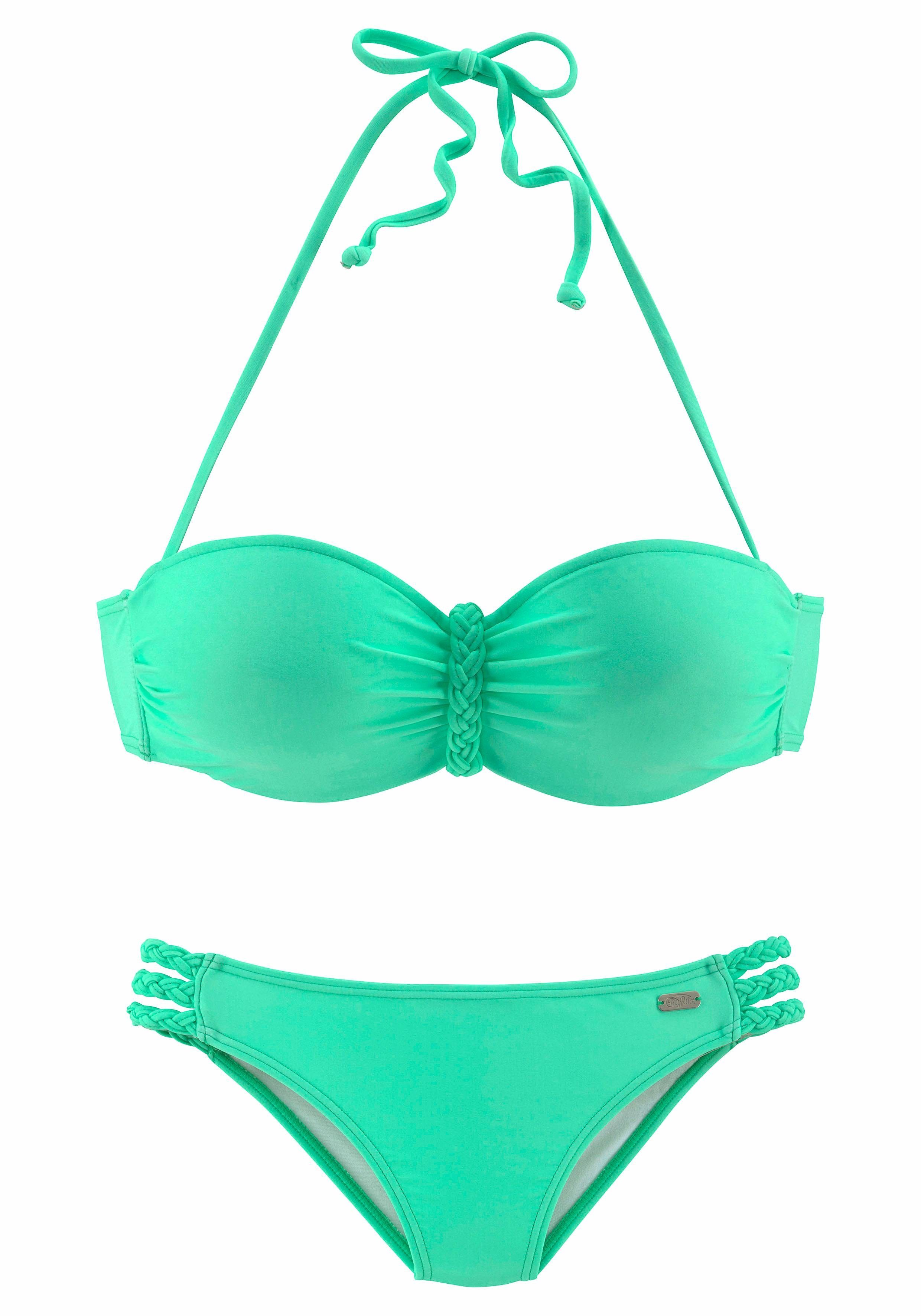 Buffalo Bügel-Bandeau-Bikini trendiger Look, mit abnehmbaren günstig online kaufen