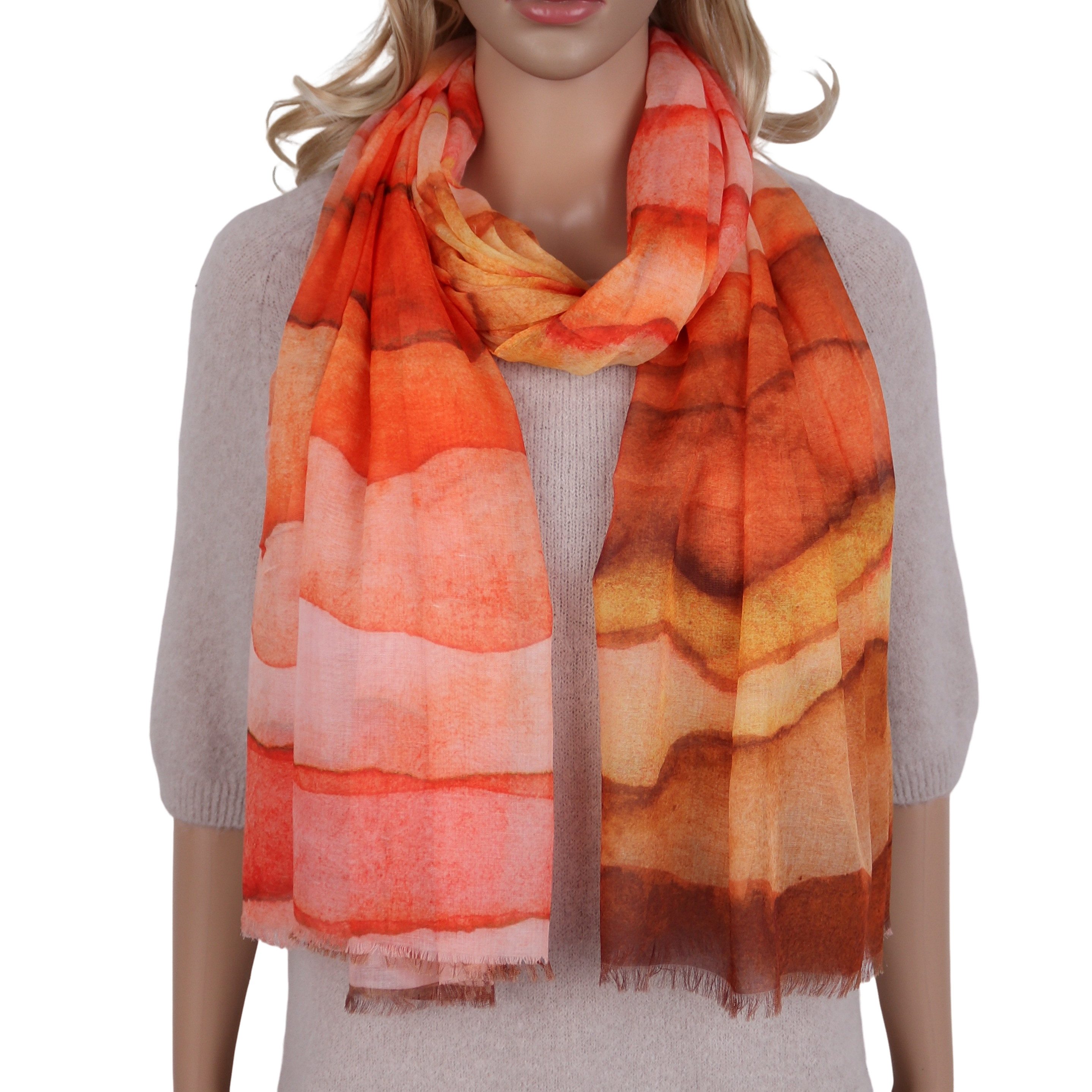 MIRROSI Modeschal Weicher & Leicht Großes Schal, ca.90x180cm, Schönes Muster, (aus 80% Viskose, Atemberaubende Designs), Damen Halstuch Stola ideal für Frühling, Sommer und Herbst