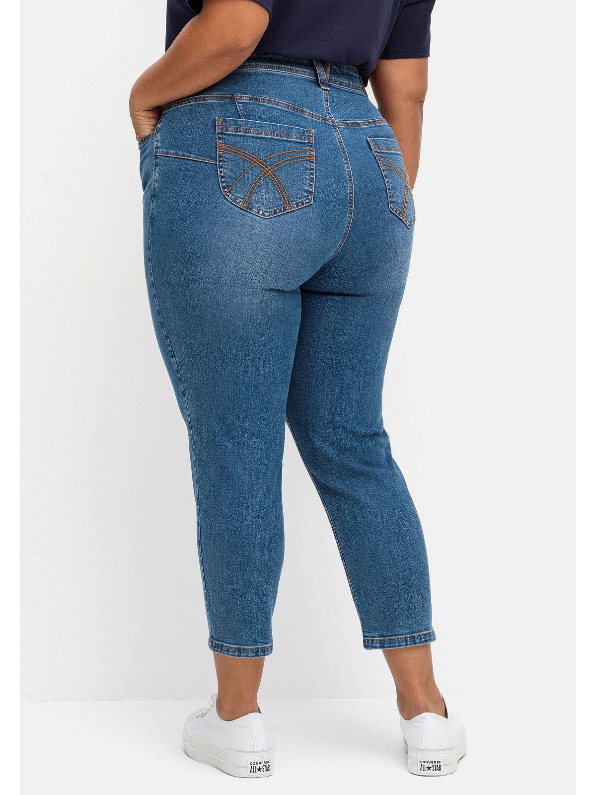 Sheego Stretch-Jeans Große Größen im Curvy-Schnitt SUSANNE