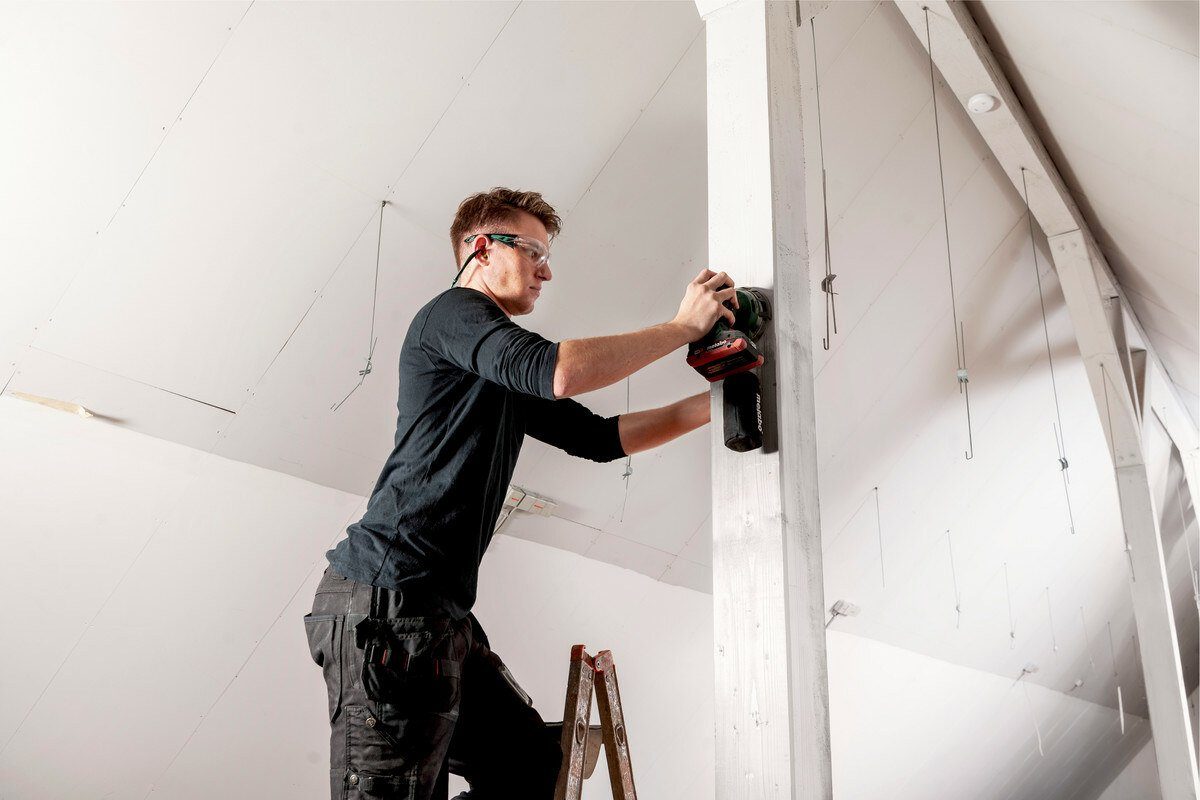 metabo Akku-Exzenterschleifer SXA 18 LTX 125 BL, max. 10000 U/min, 20000 U/min, Ohne Akku im Karton