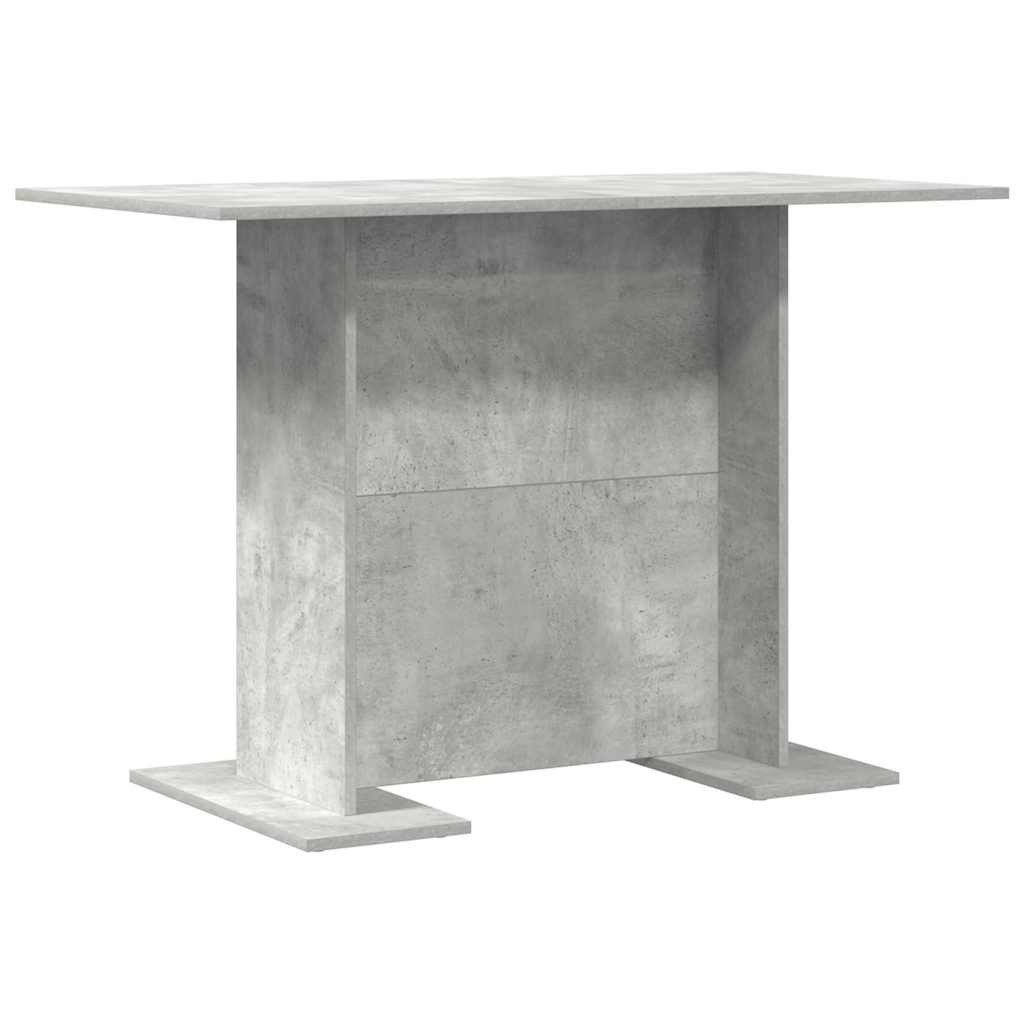 vidaXL Esstisch Esstisch 110 x 60 x 75 cm Holzwerkstoff Beton Grau Rechtwinklig (1-St)
