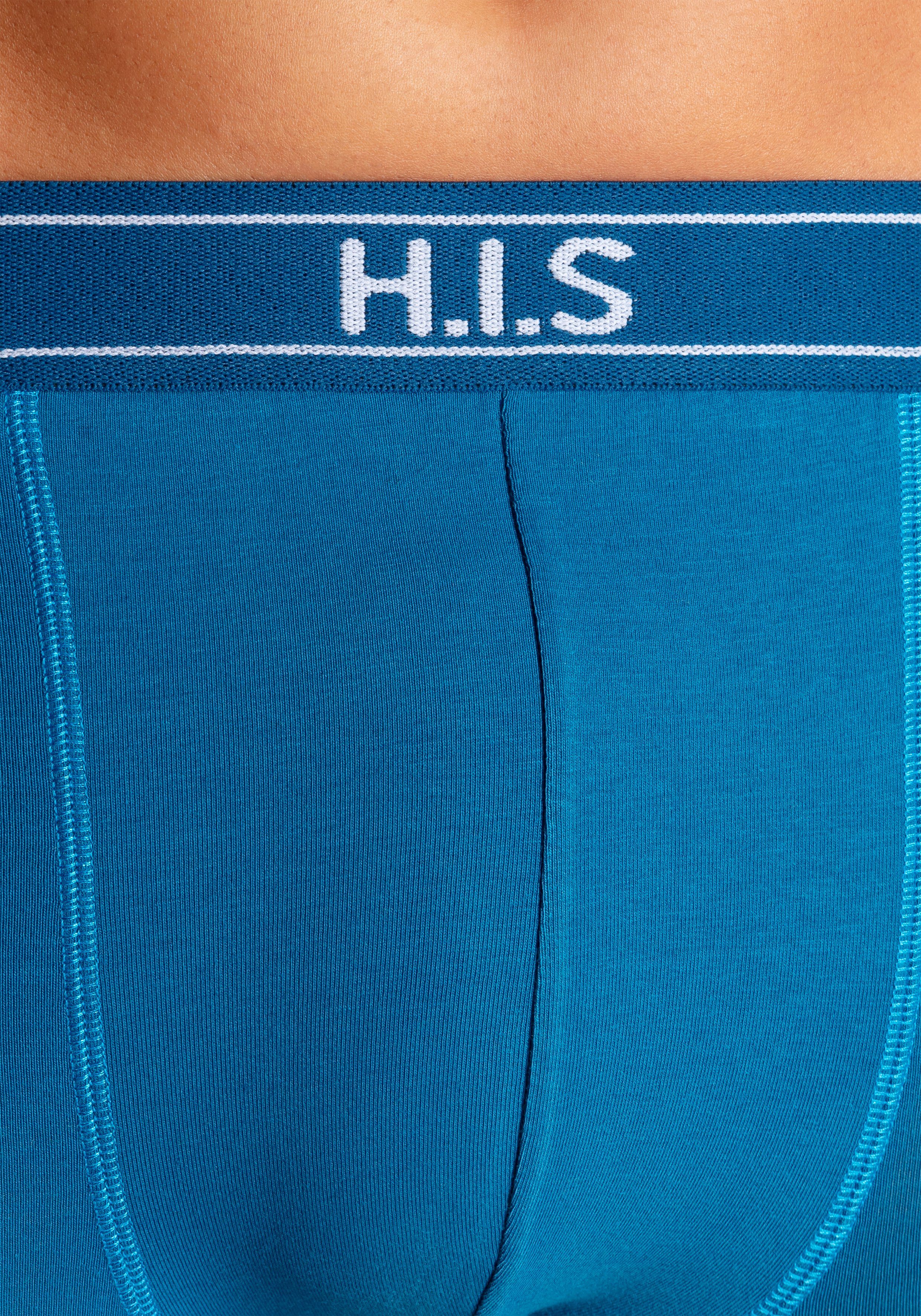 H.I.S Boxer Boxershorts für Herren (Packung, 5-St) mit Steifen und Logo im Bund