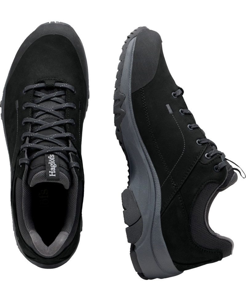 Haglöfs Ridge GTX II Low (Trekking, Nubukleder, wasserdicht) schwarz Herren Wanderschuh