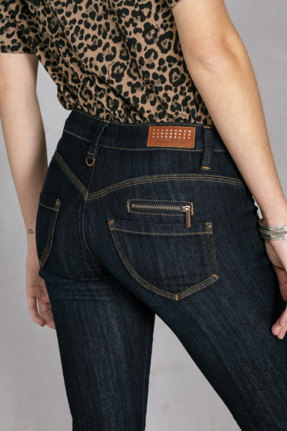 Freeman T. Porter Stretch-Jeans FREEMAN T. PORTER ALEXA SLIM SDM eclipse 25638 563.F0168 - COMFORT