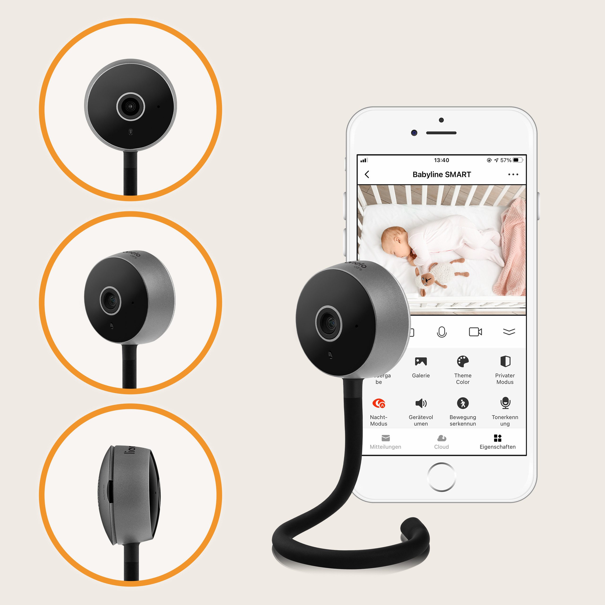 lionelo Babyphone Babyline smart