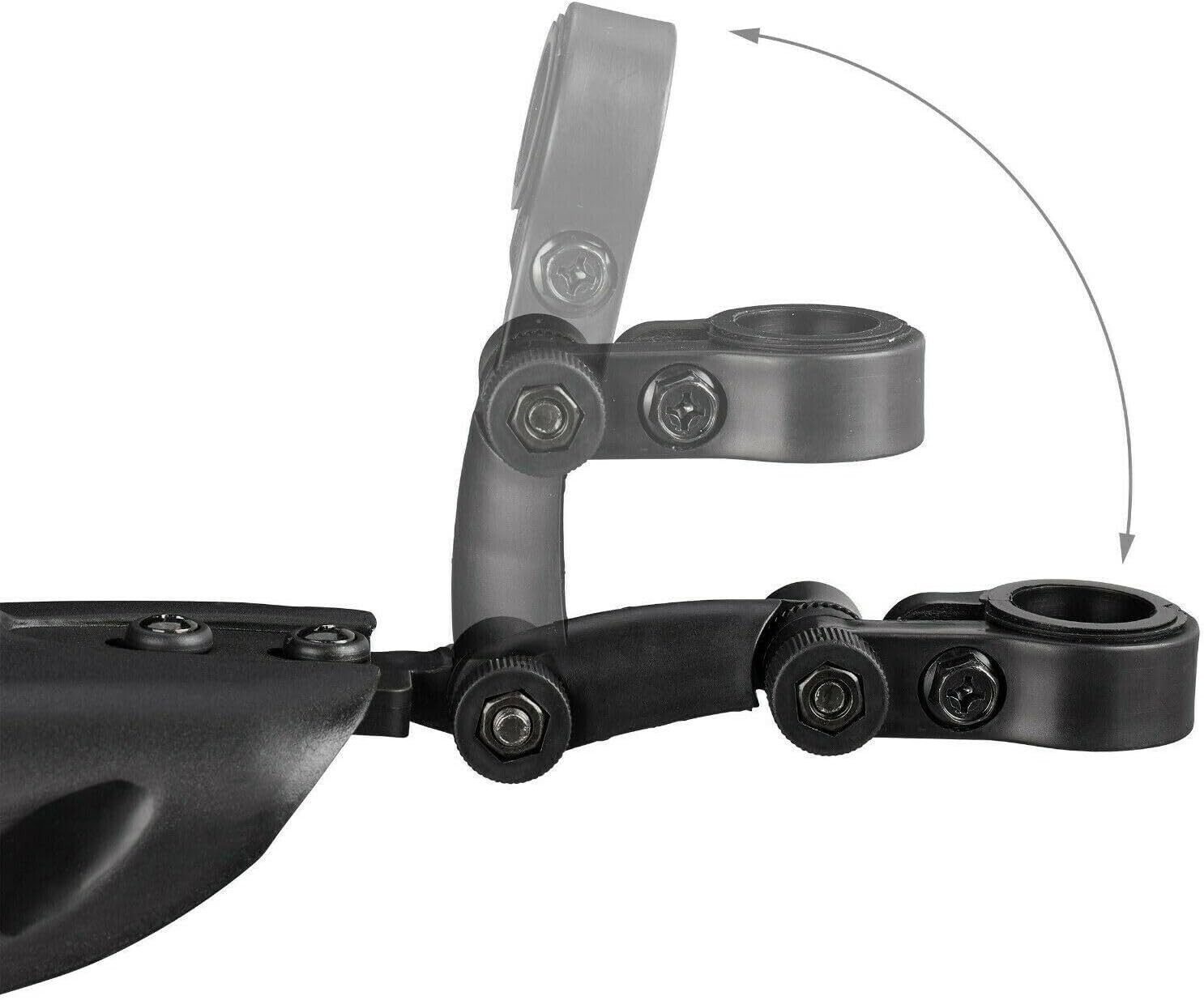 LUCHS Schutzblech Schutzblech-Set für 20–29 Zoll für Montainbike MTB Leicht zu Montieren, Verstellbar, Robust & Leicht zu Montieren