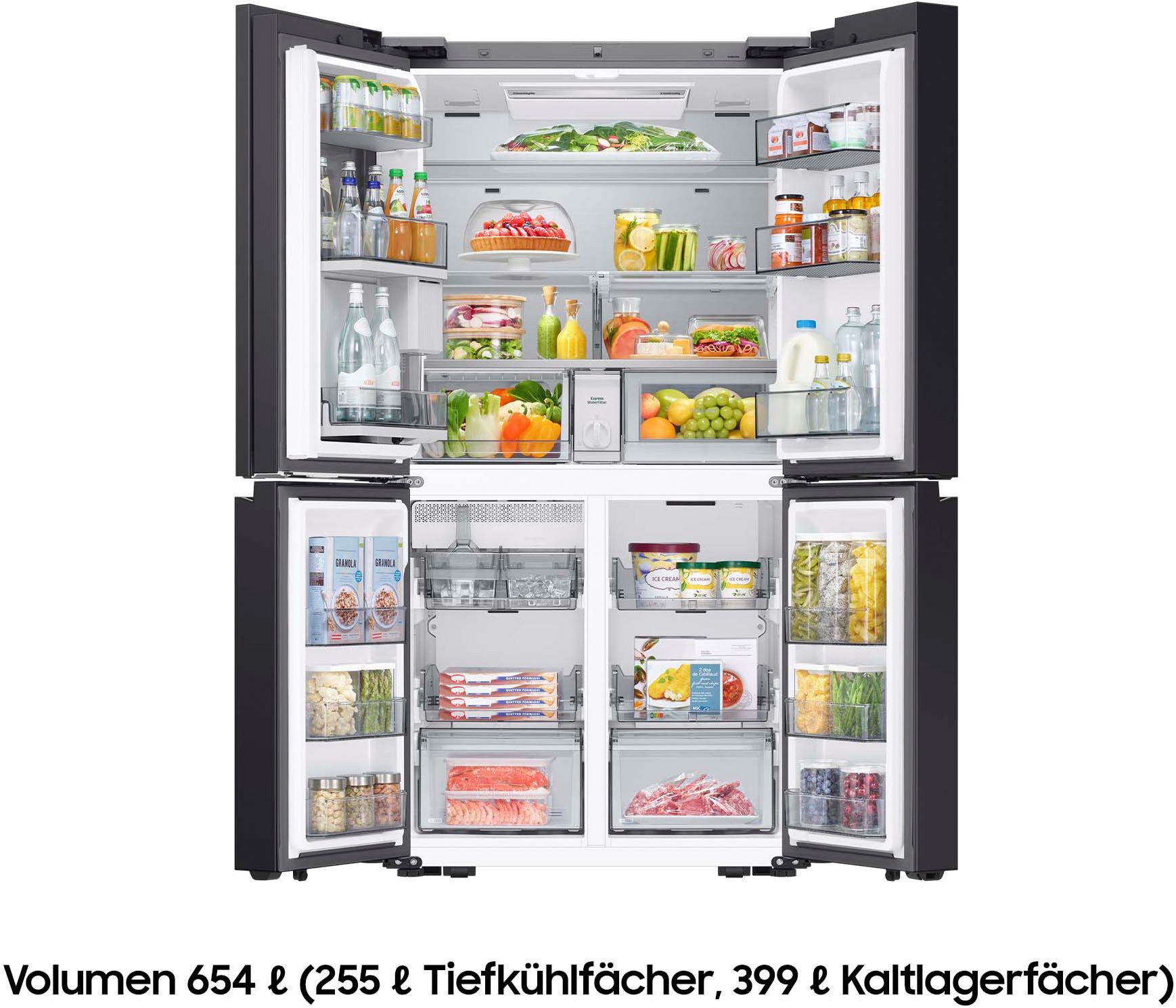 Samsung French Door RM94F RM90F67CECEF, 185,3 cm hoch, 91,2 cm breit – Bild 2 von 5