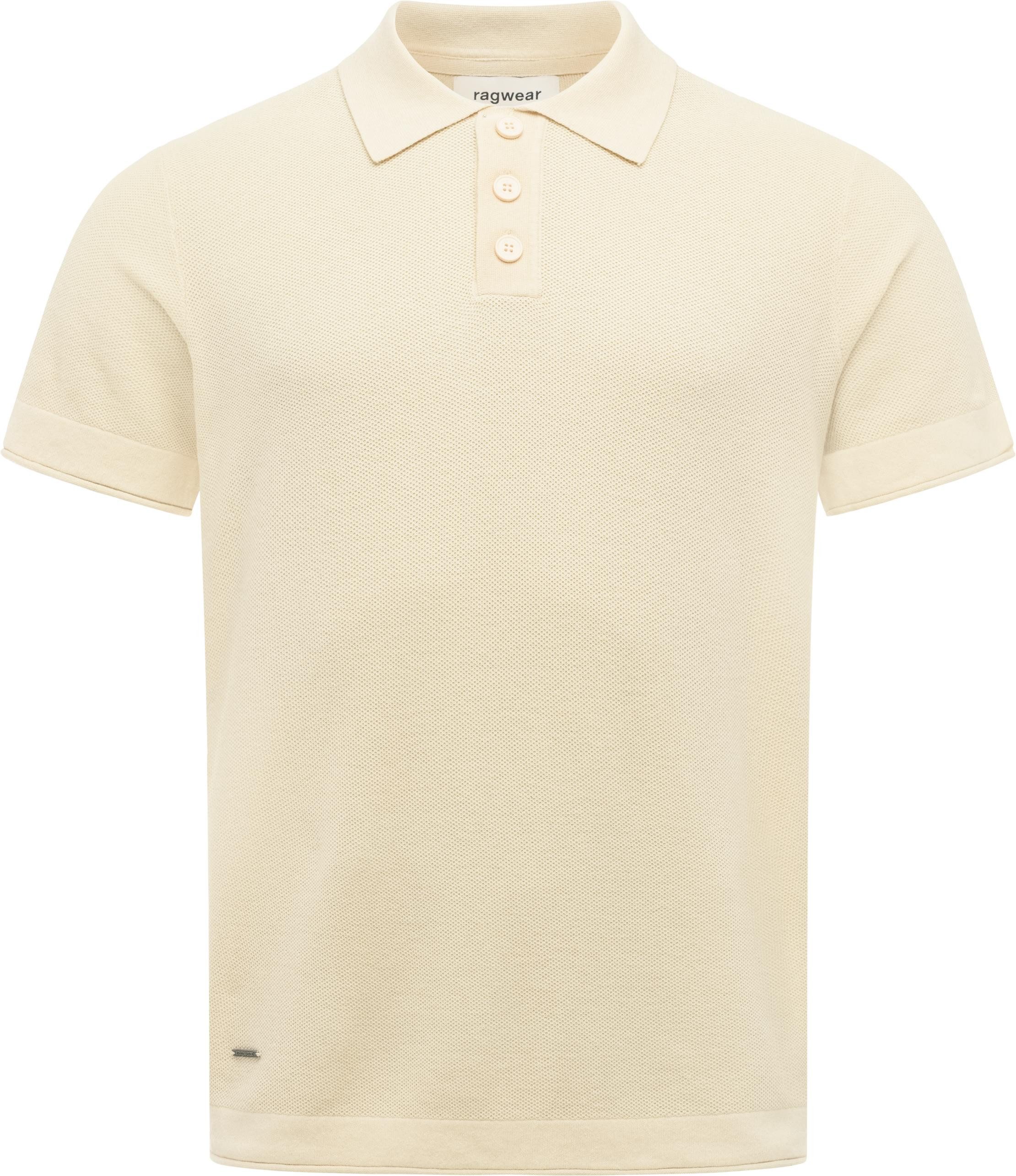 Ragwear T-Shirt Lorien (1-tlg) Kurzärmliches Shirt mit Hemdkragen