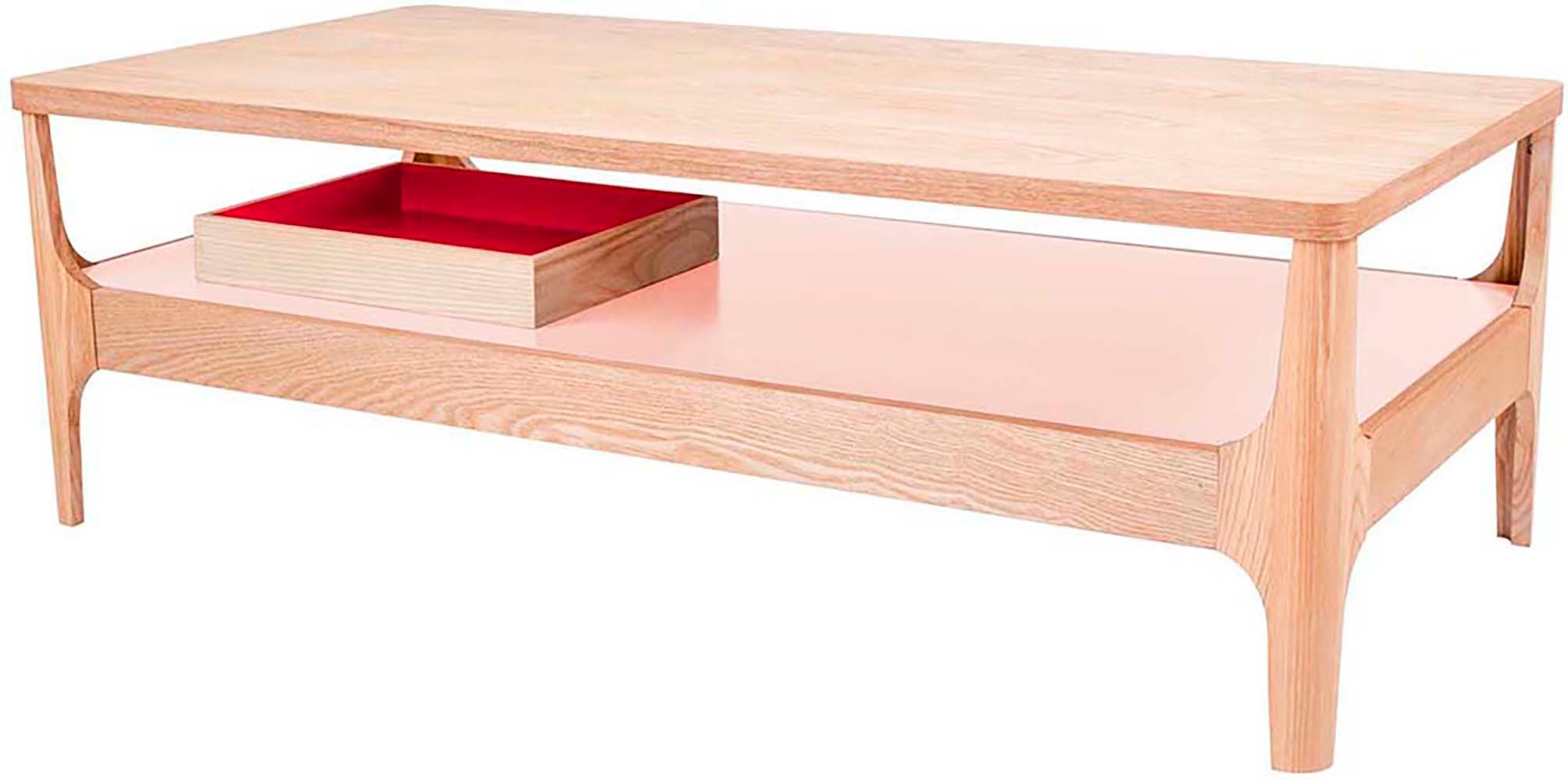 Kayoom Couchtisch Kaffeetisch Addison, Couchtisch, offenes, ausgefallenes Design (1-St), Ausgefallenes Design, Tischbeine aus Massivholz, aus robustem Material