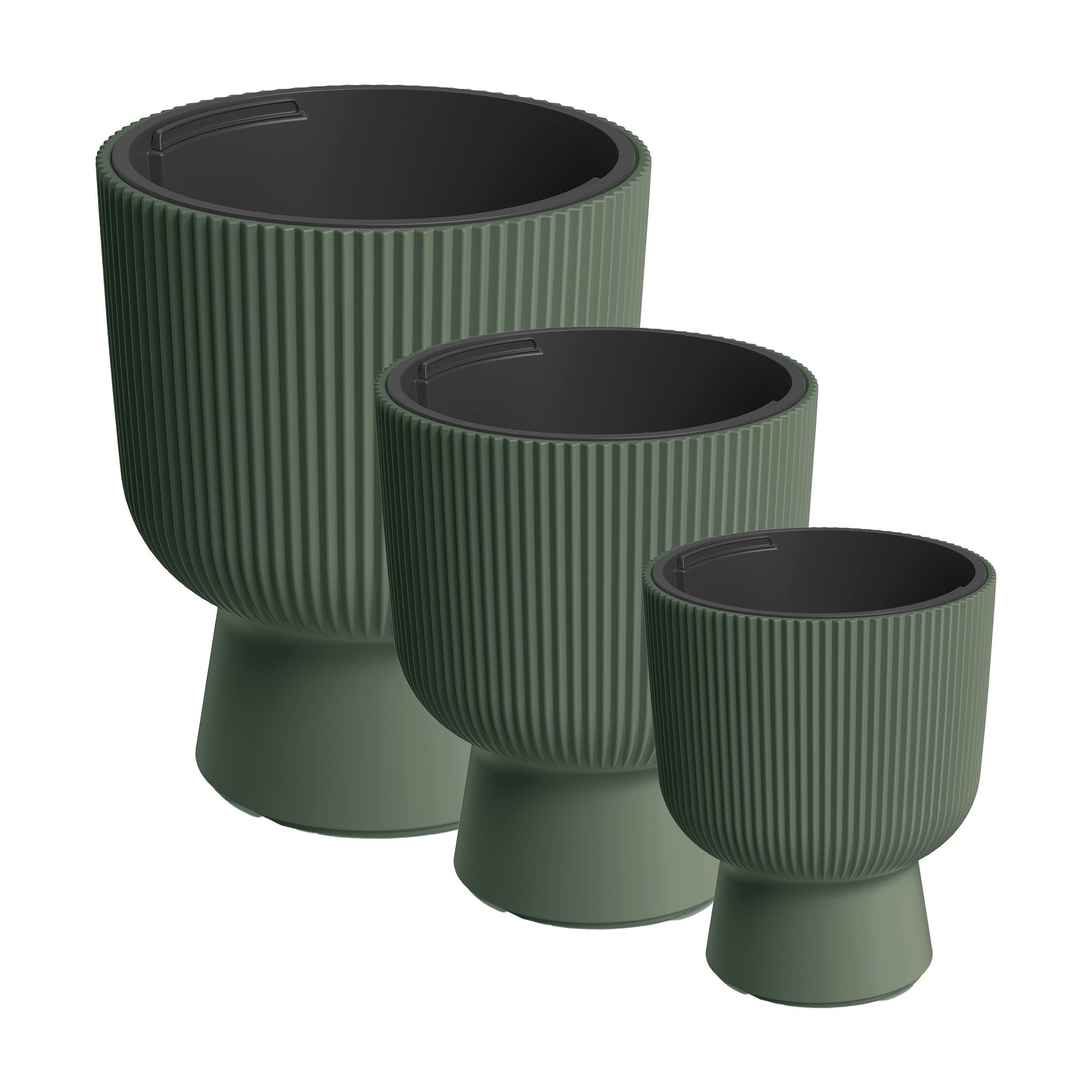 VidaAtHome.de Blumentopf Design-Pflanzgefäße-Set ALVY (3er Set) günstig online kaufen