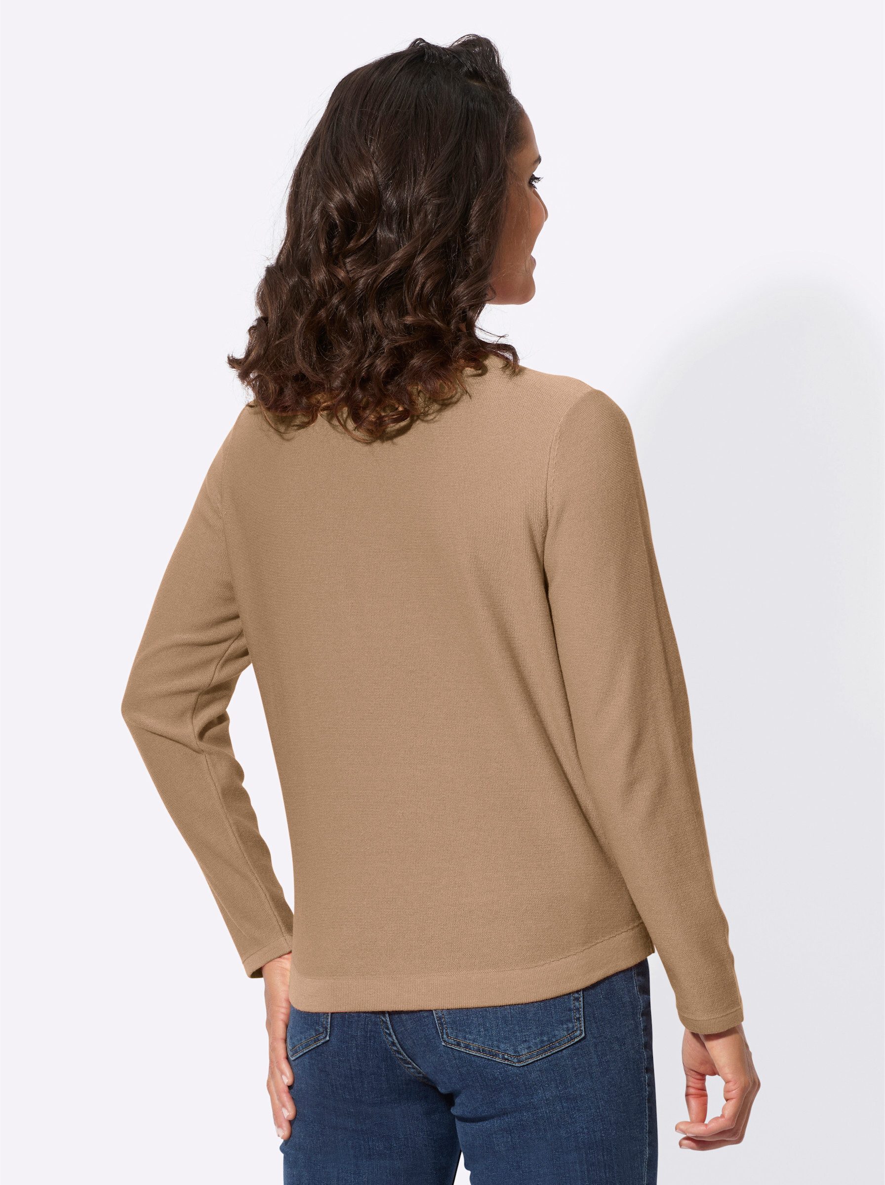 Witt Strickpullover V-Ausschnitt-Pullover günstig online kaufen