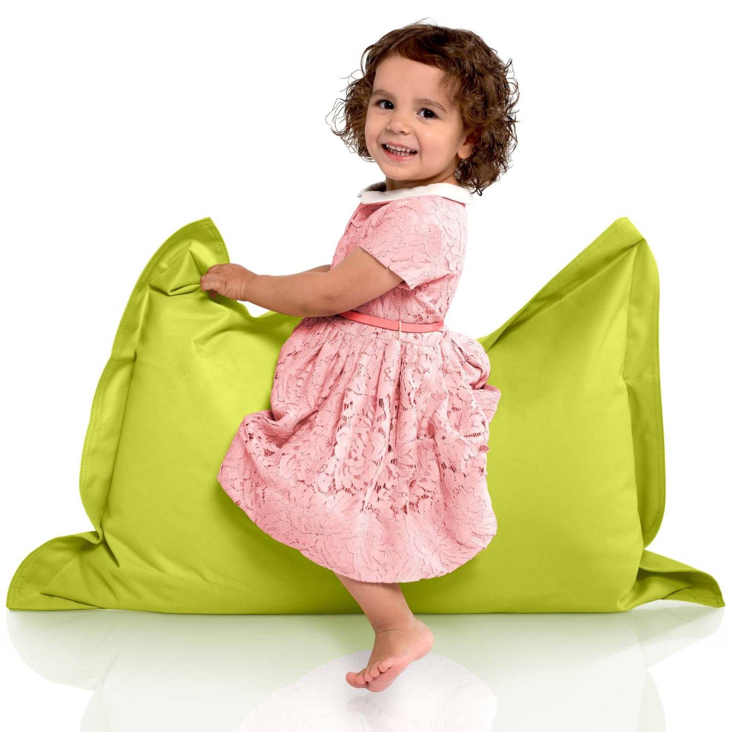 Green Bean Sitzsack Kinder-Sitzsack 70x100cm - 70 Liter (Kinder-Sitzsack 70x100cm & 70 Liter EPS-Perlen Füllung, - Indoor & Outdoor - Bean …