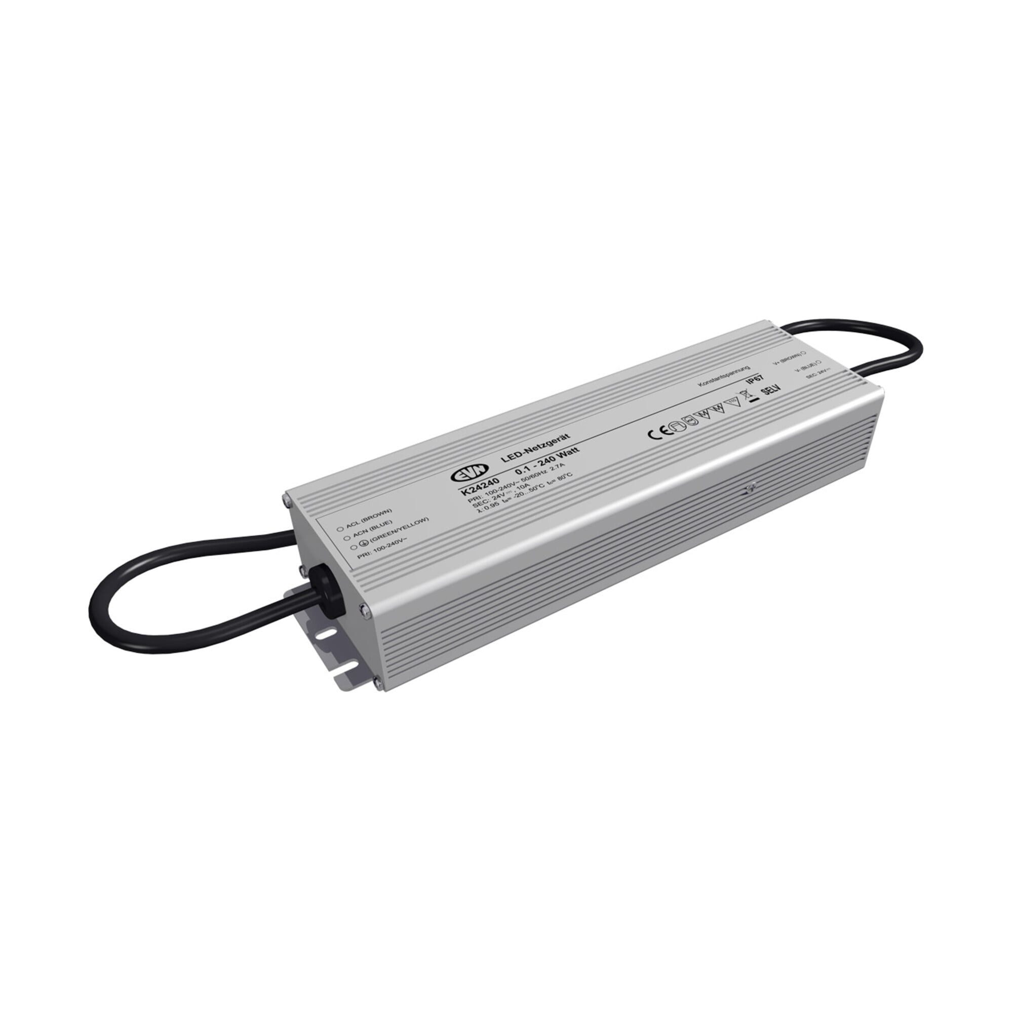 Contorion EVN Lichttechnik LED-Netzgerät 24VDC 240W K24 240 Steckdosenleiste