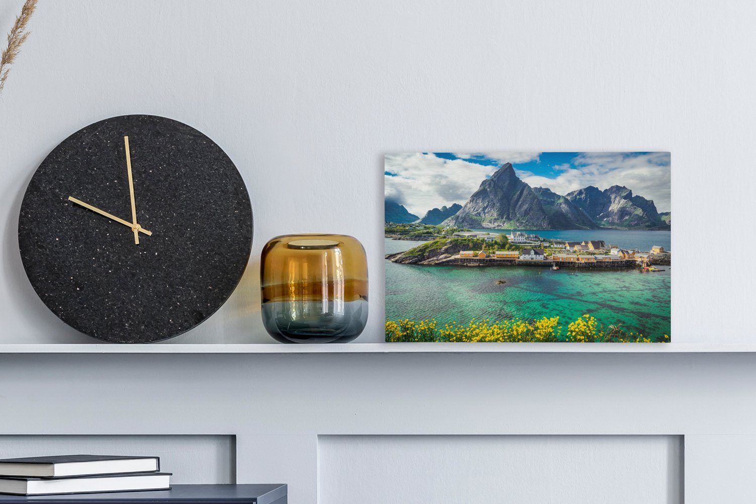 cm St), Wanddeko, Leinwandbilder, (1 Leinwandbild Norwegen, Lofoten-Inseln, OneMillionCanvasses® Aufhängefertig, 30x20 Wandbild
