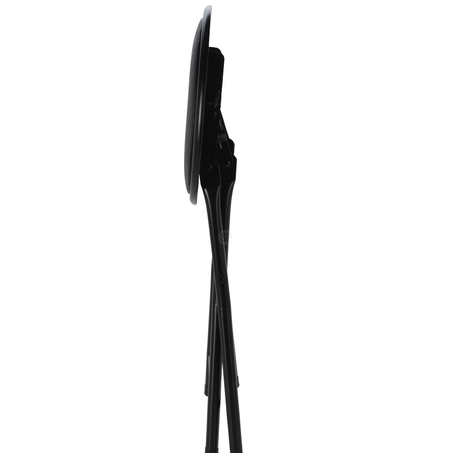 Mojawo Fußhocker Klapphocker Klappstuhl Küchenhocker Hocker Sitzhocker Schwarz Ø30cm