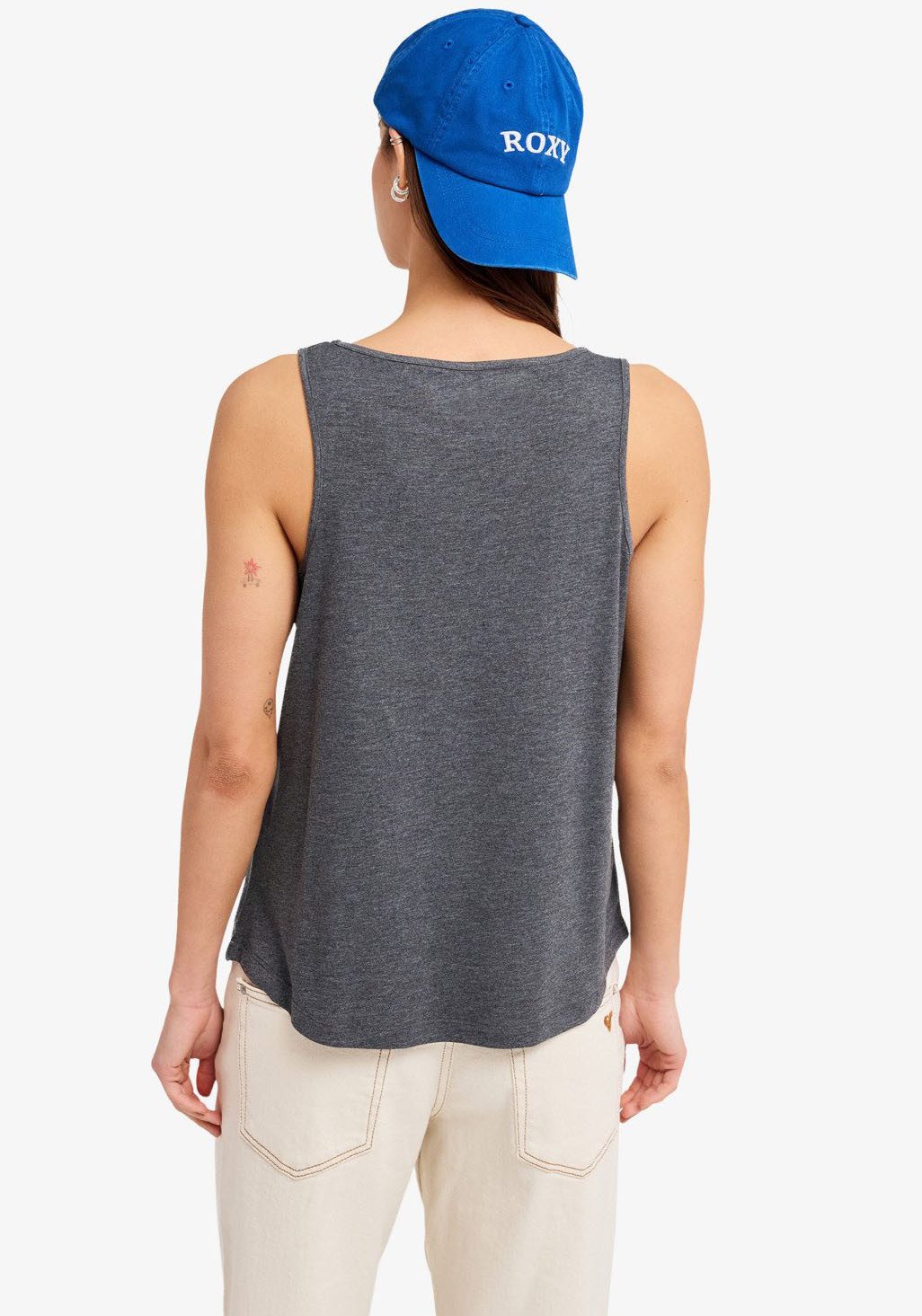 Roxy Tanktop VL SURFCLASHORT SLEEVEIC TANK Tanktop-Design, aus Polyester und Viskose