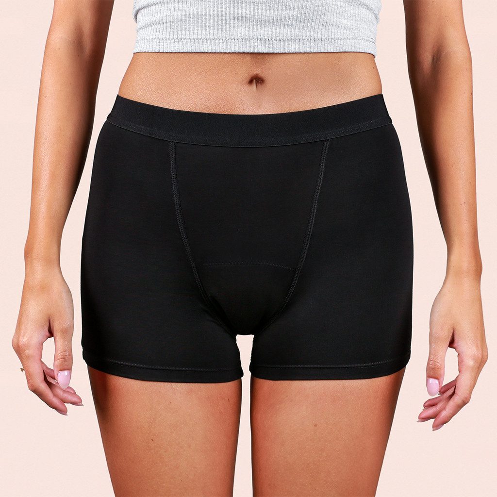 Taynie Periodenslip Shorts ultra - Periodenunterwäsche sehr starke Blutung - Damen (1-St., 1er-Pack) Auslaufsichere Periodenunterwäsche / Periodenslip aus Bio Baumwolle