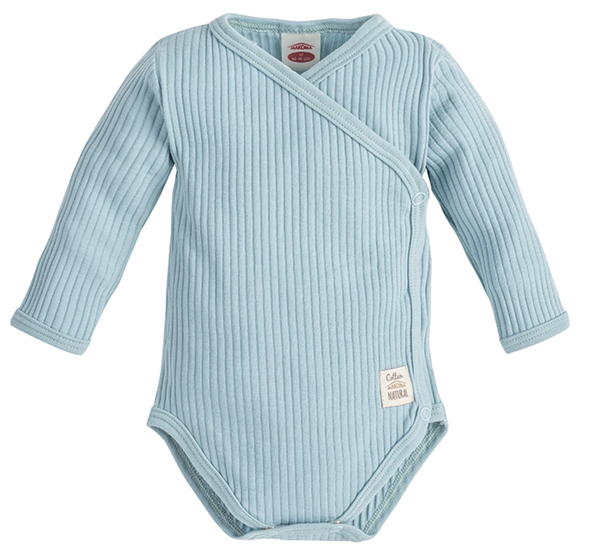 Makoma Erstausstattungspaket Baby Kleidung-Set Wickelbody Fuß Neutral mit (Set, Baumwolle -Harmony- & 100% Türkis 2-tlg) Hose