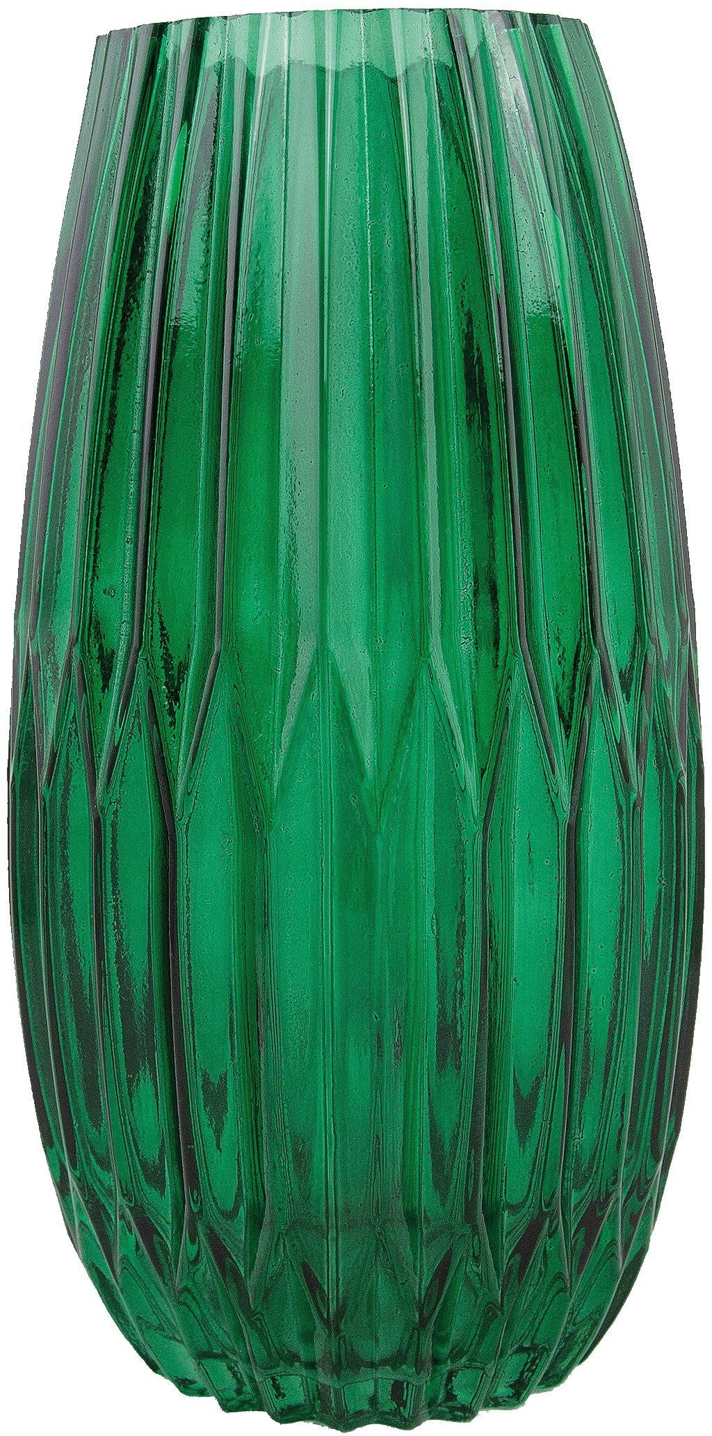 grün ca. Glas, 25 cm (1 aus & Höhe RIFFELMACHER Tischvase WEINBERGER St),