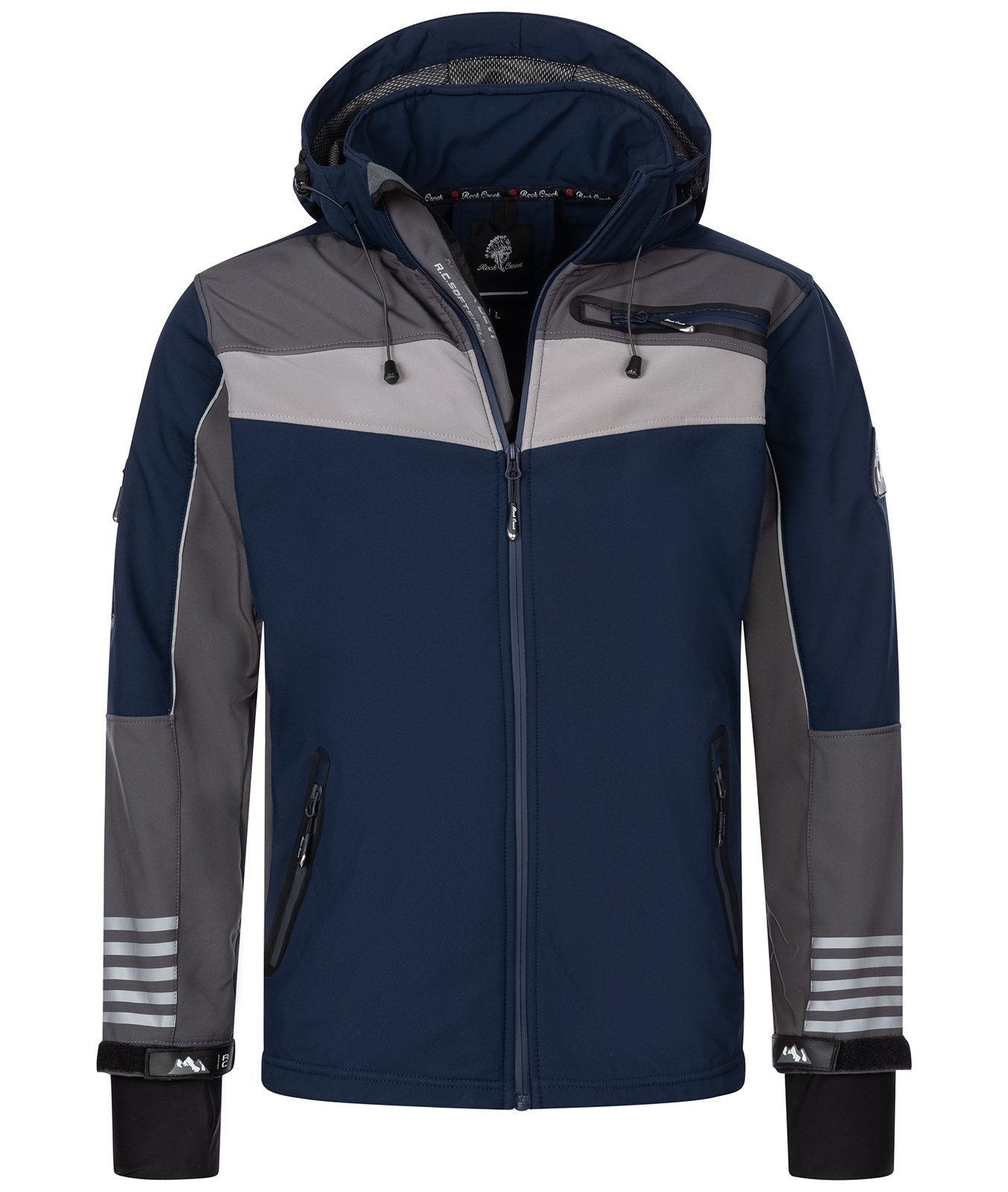 Rock Creek Softshelljacke Herren Softshelljacke Wanderjacke H-288 günstig online kaufen