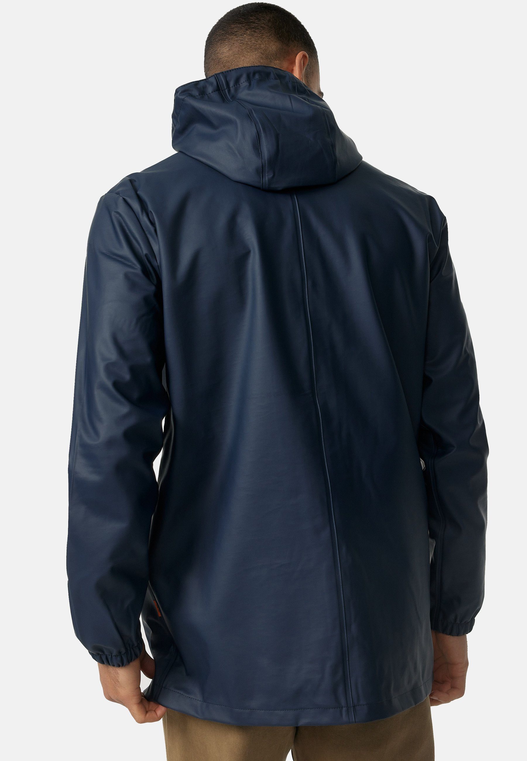 Indicode Regenjacke Herren Malmoe Nässeschutz Herrenjacke halblange, mit Kapuze